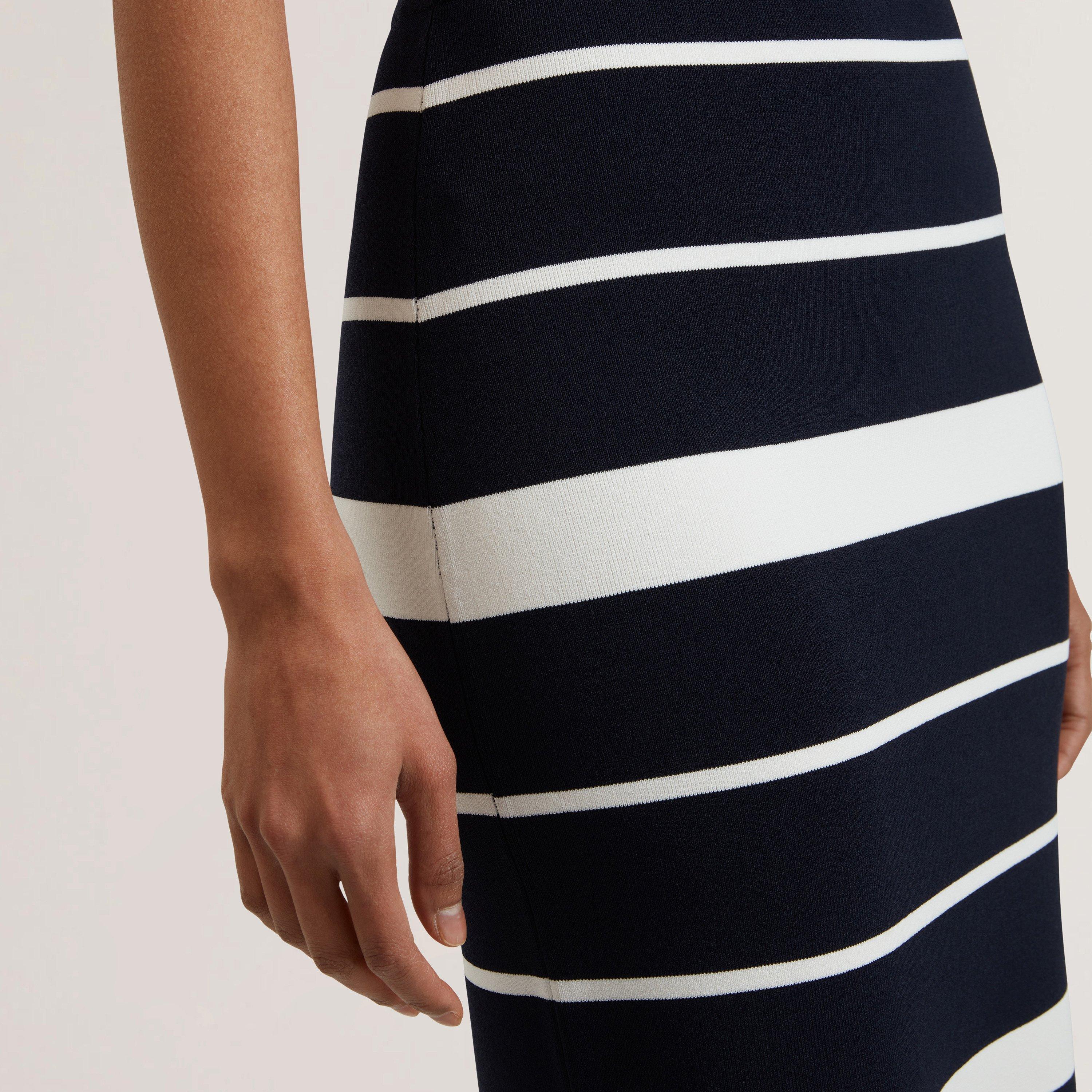Navy Stripe - Ted Baker - Ted Knit Co-ord Skirt - 4