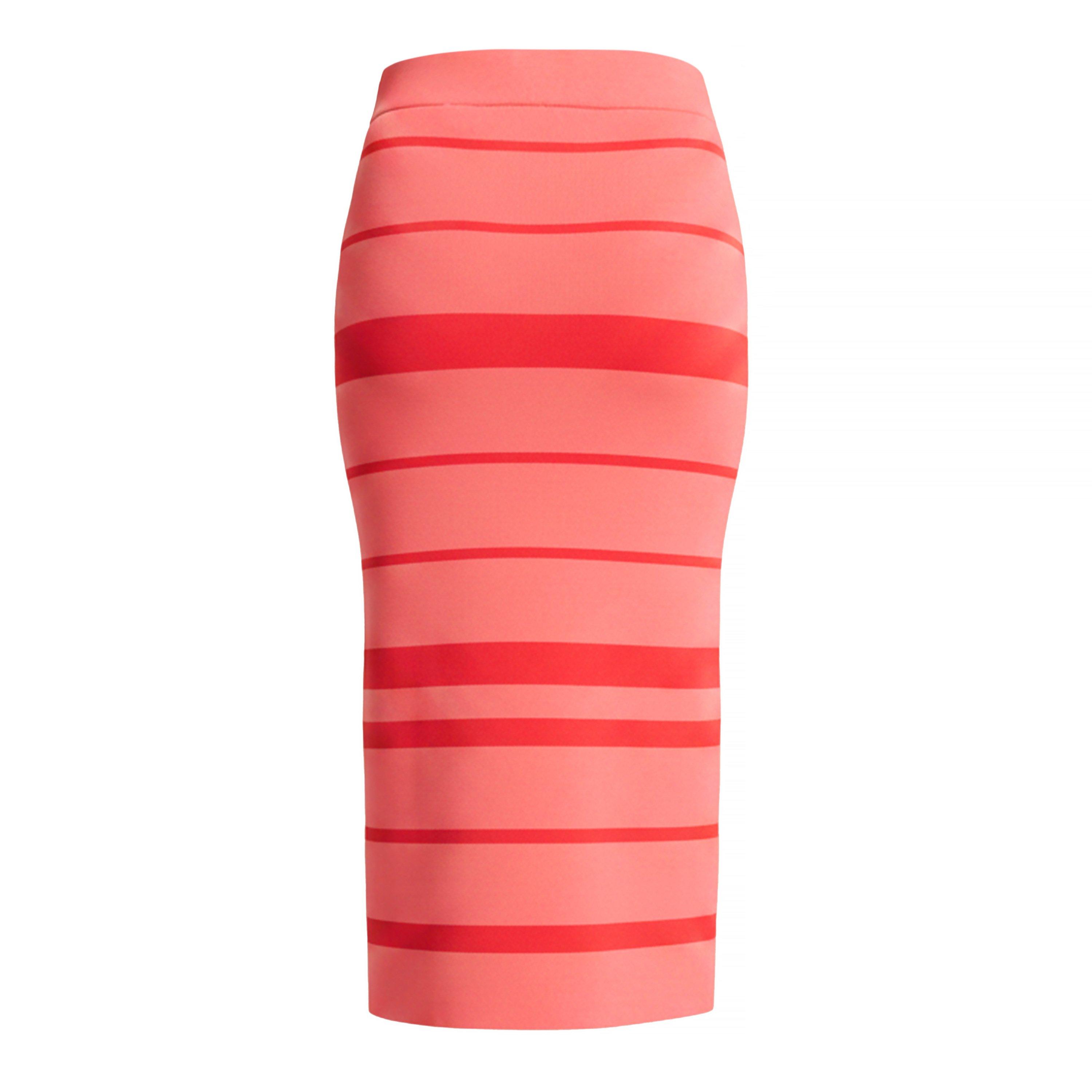 Coral Stripe - Ted Baker - Ted Knit Co-ord Skirt - 2