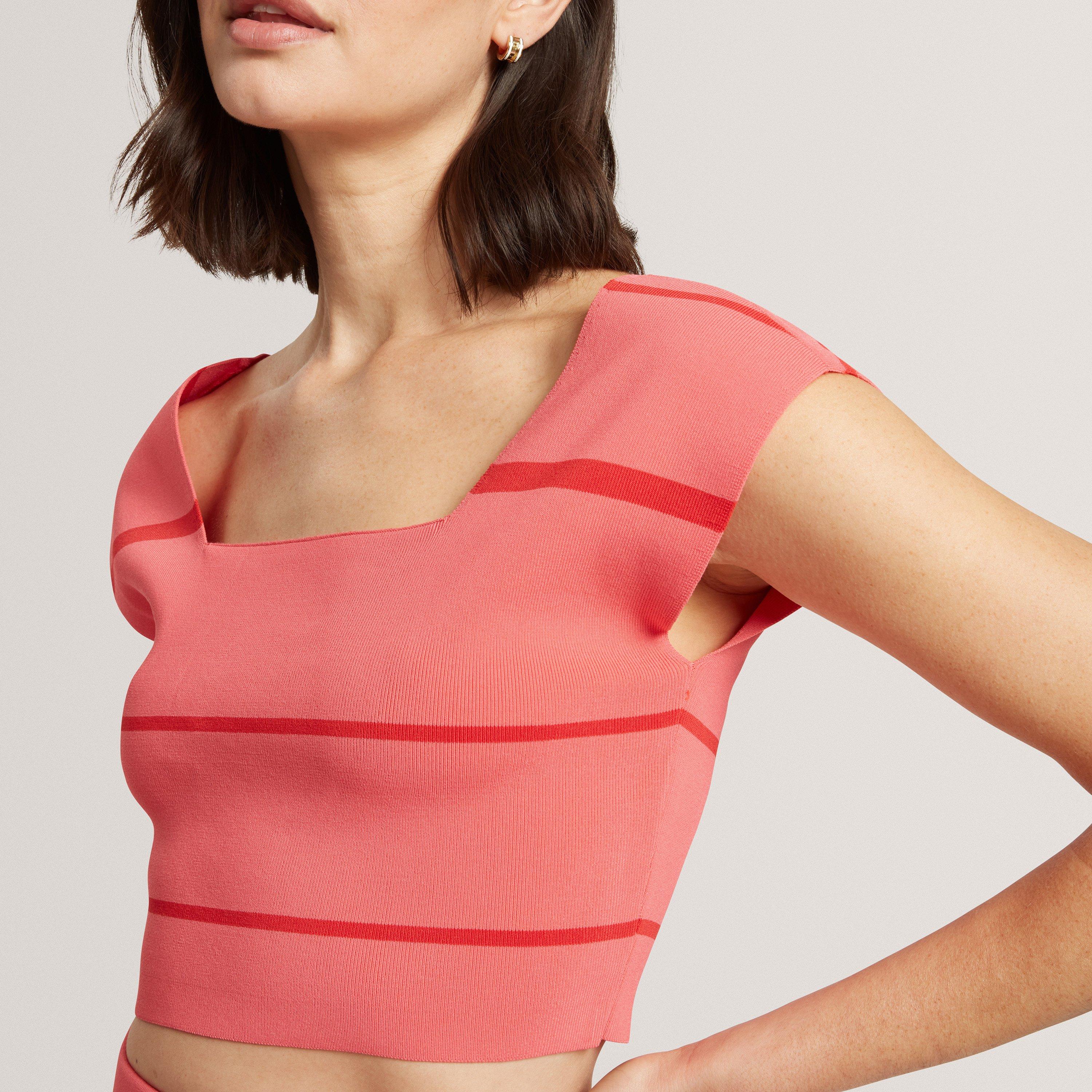 Koraal Streep - Ted Baker - Ted Knit Co ord Top Ld63 - 2