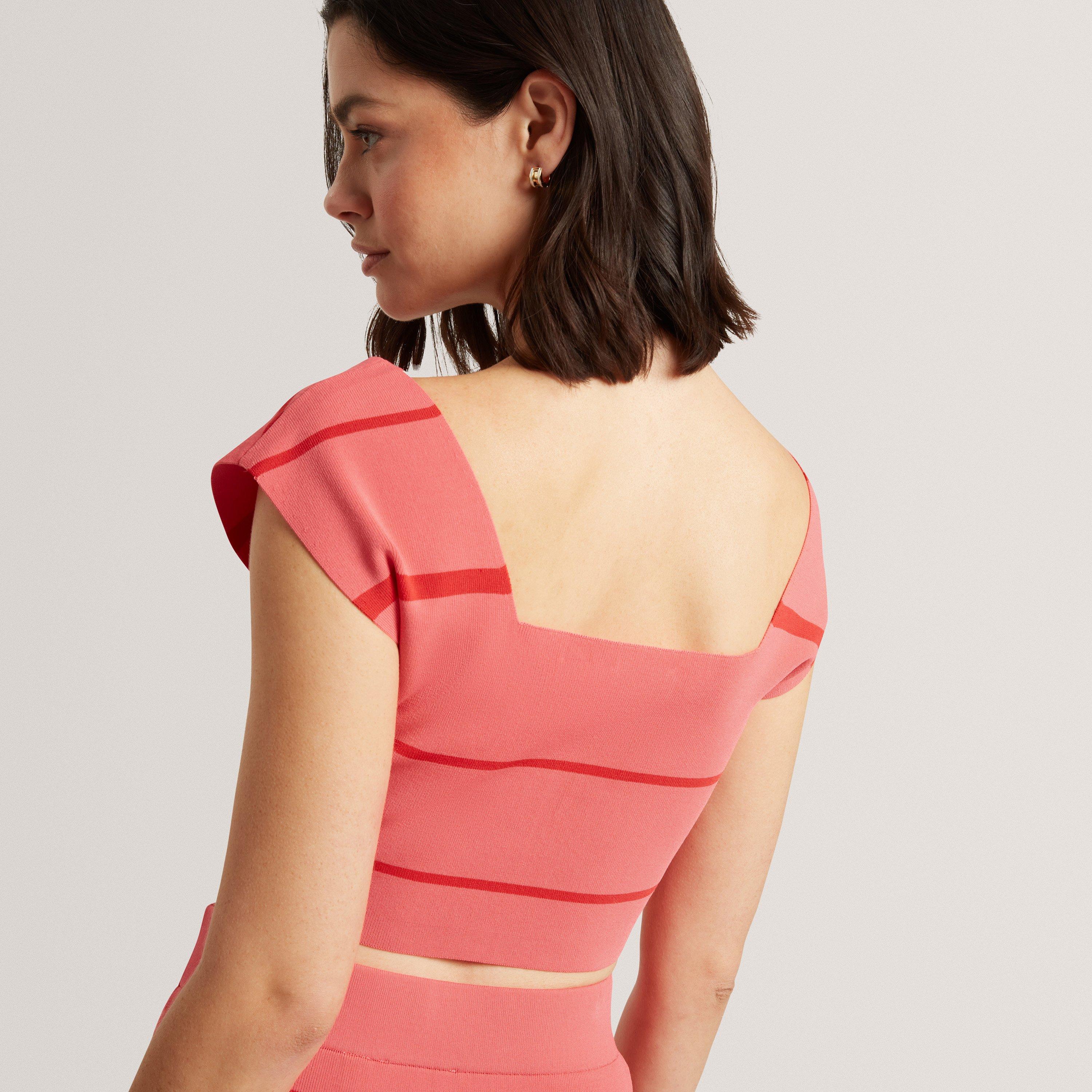 Koraal Streep - Ted Baker - Ted Knit Co ord Top Ld63 - 3