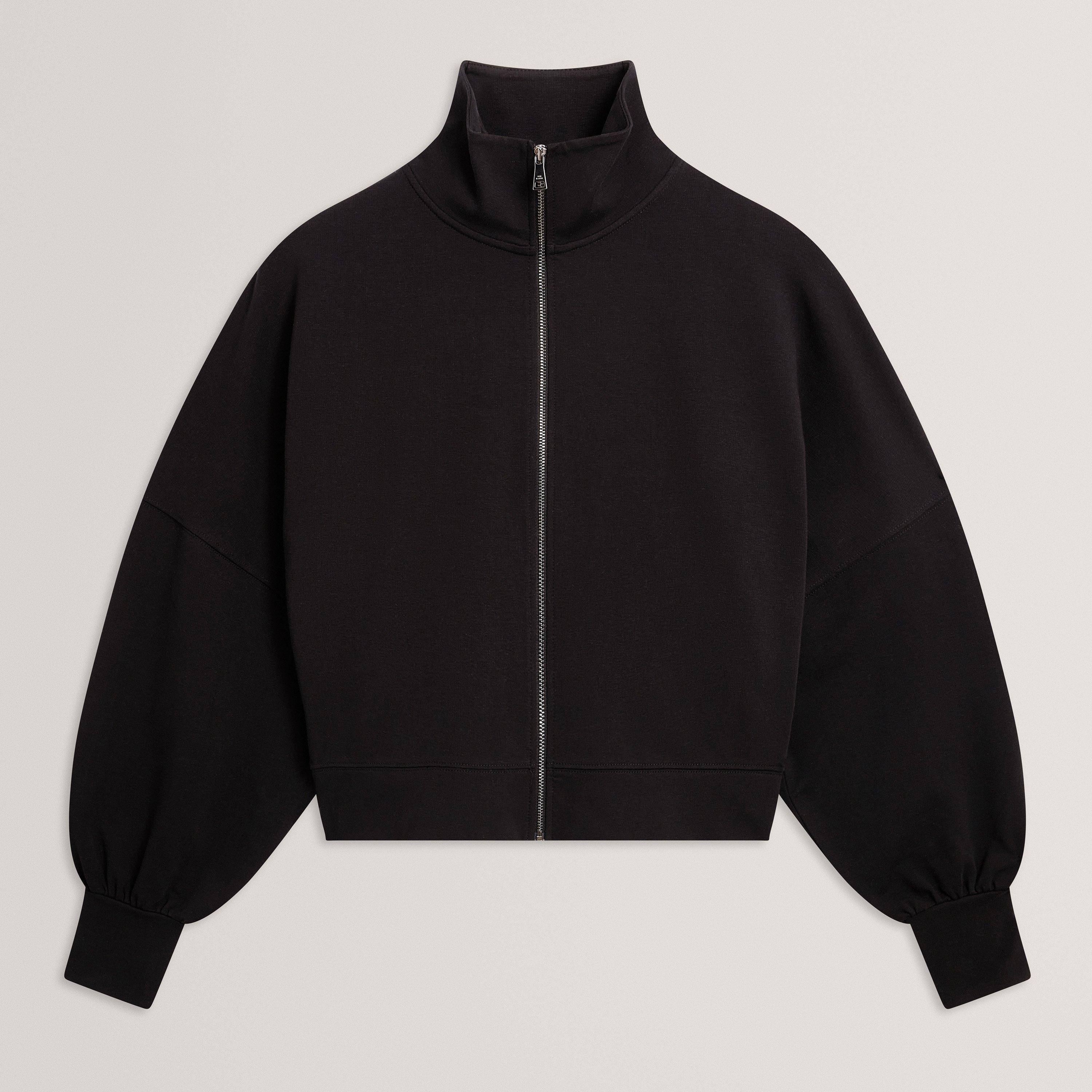 Black - Ted Baker - Ted Baker Zip Thru Sweatshirt - 1