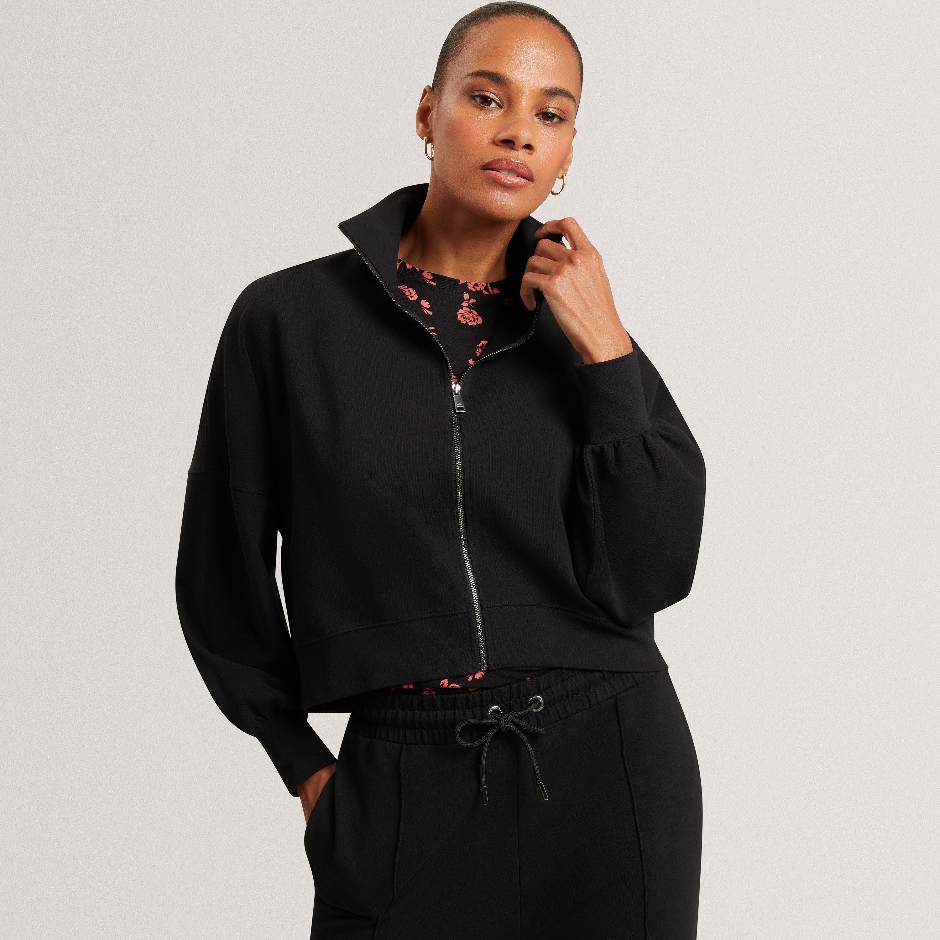 Black - Ted Baker - Ted Baker Zip Thru Sweatshirt - 2