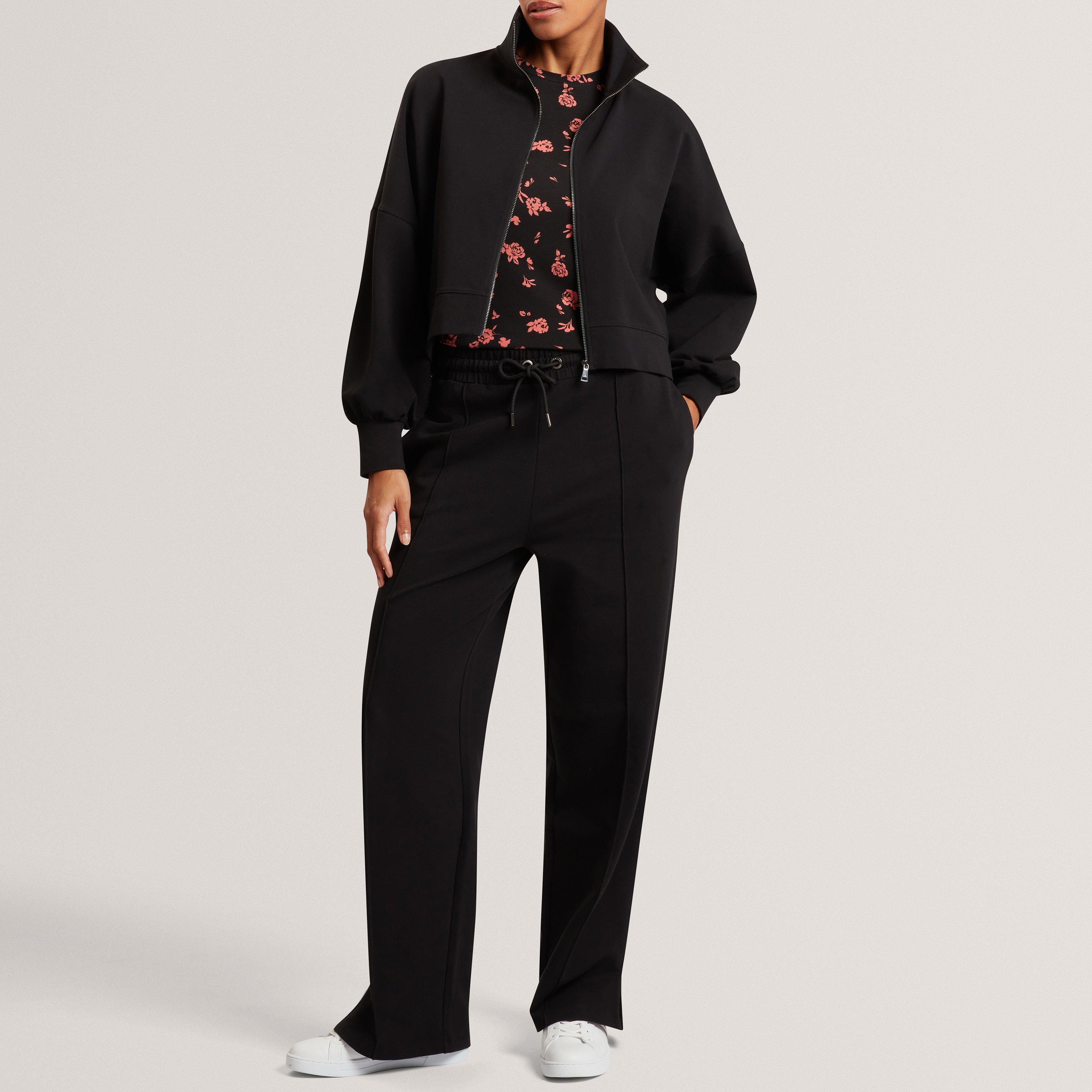 Black - Ted Baker - Ted Baker Zip Thru Sweatshirt - 5