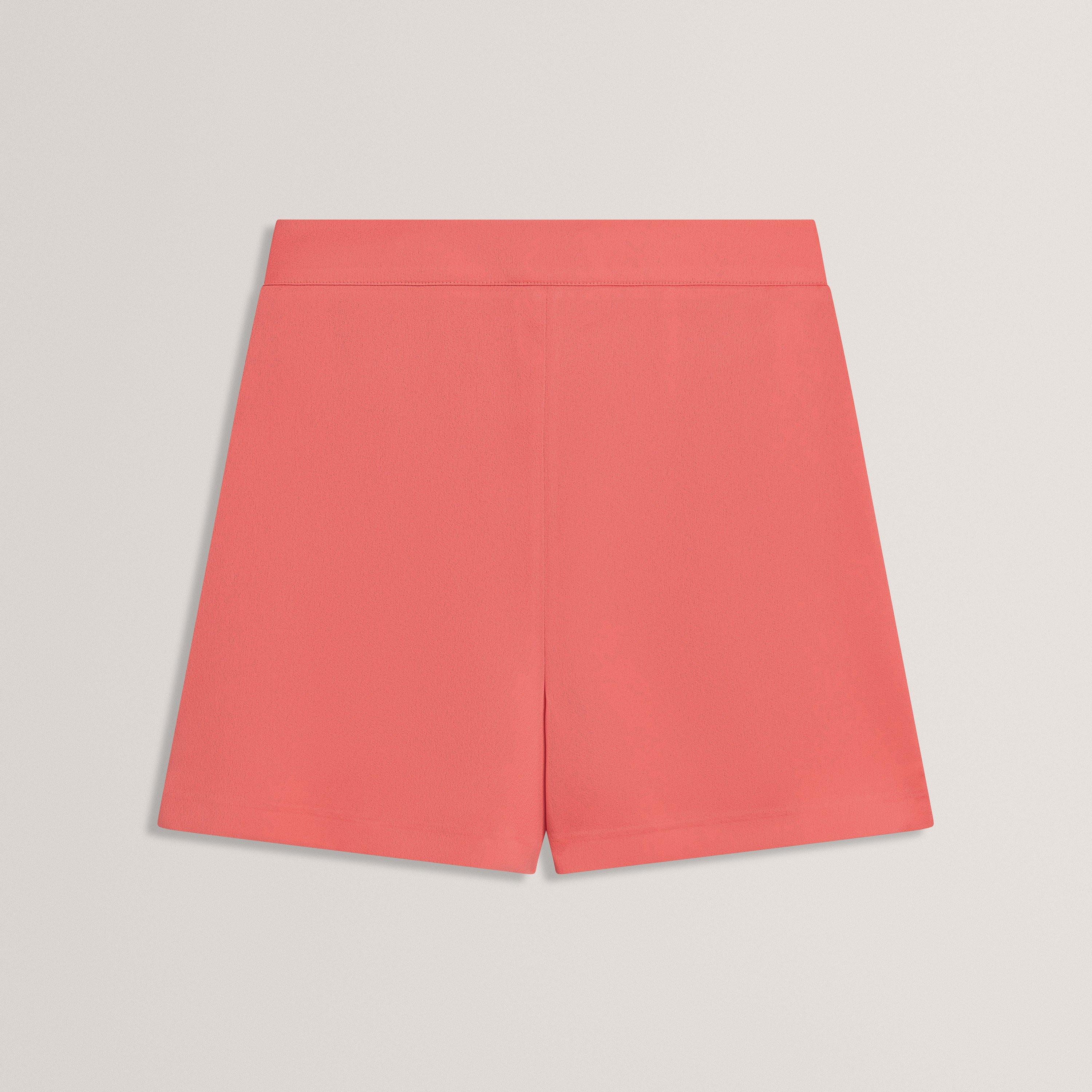 Ted Baker Women's Ted Satin Printed Short - Coral - 10 (S)