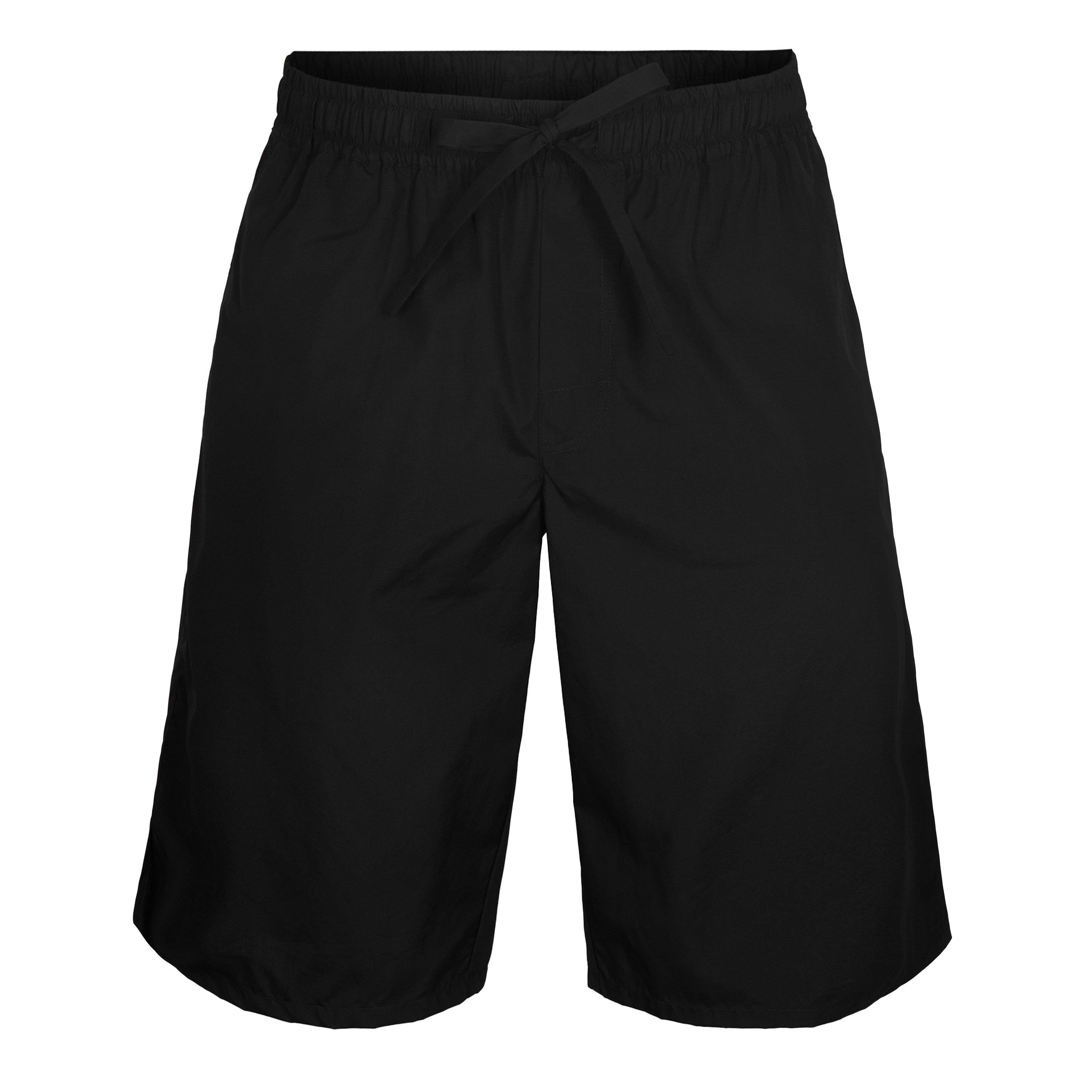 Dolce and Gabbana Men's Linen Woven Tracksuit Shorts - Black - L