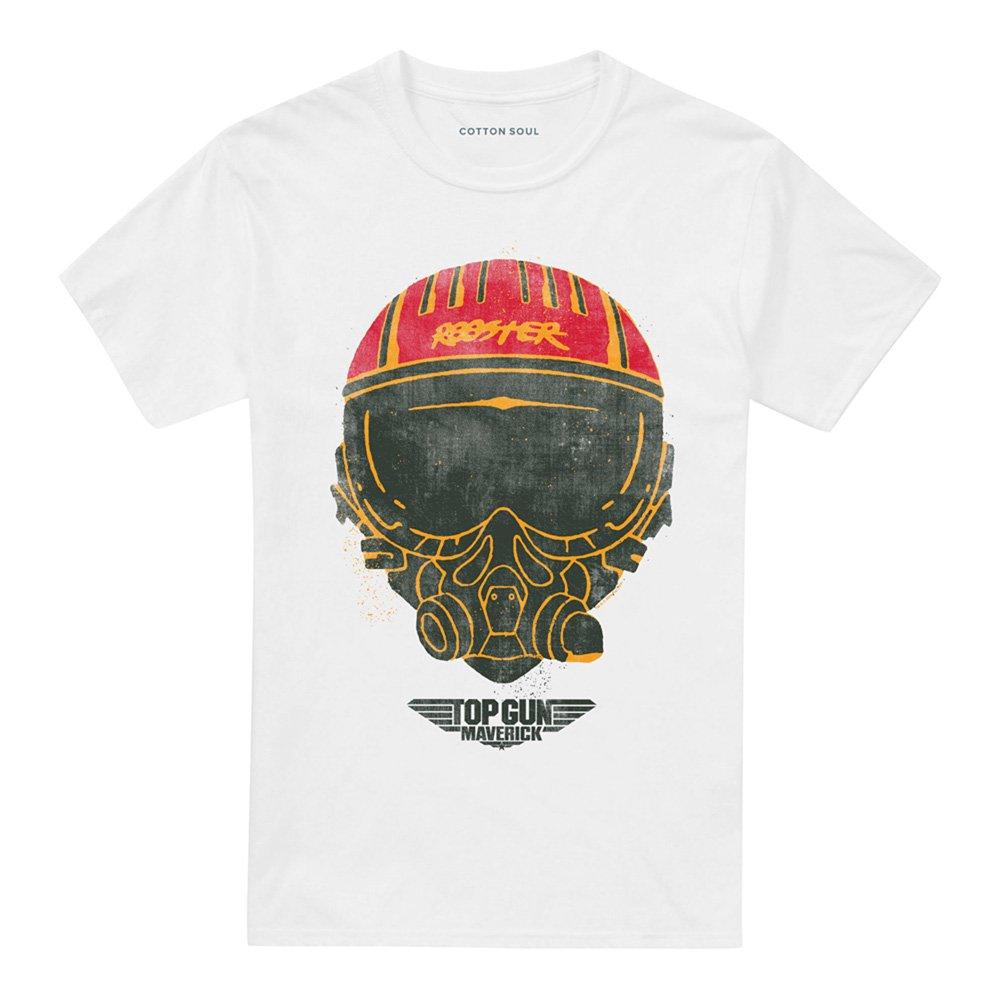 White - Top Gun - Top Gun Rooster Helmet T Shirt White - 4