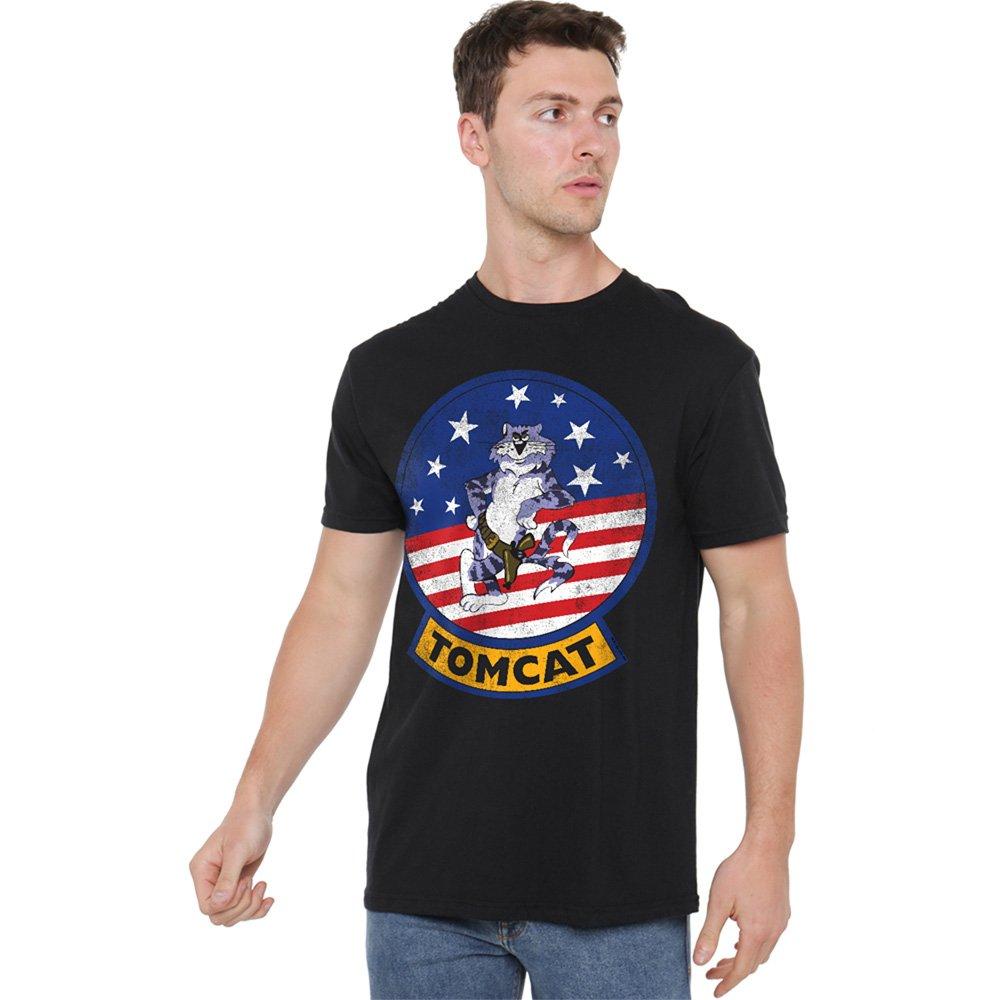 Black - Top Gun - Top Gun Tomcat Logo T Shirt Black - 1