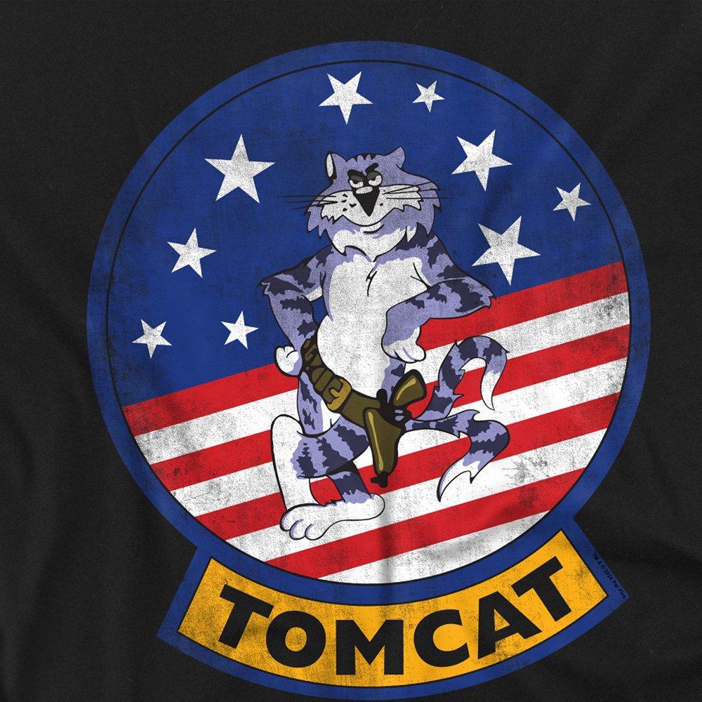 Black - Top Gun - Top Gun Tomcat Logo T Shirt Black - 2