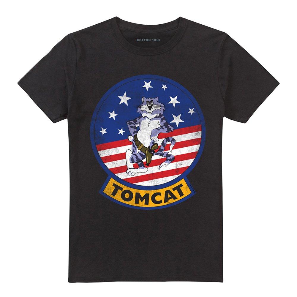 Black - Top Gun - Top Gun Tomcat Logo T Shirt Black - 4