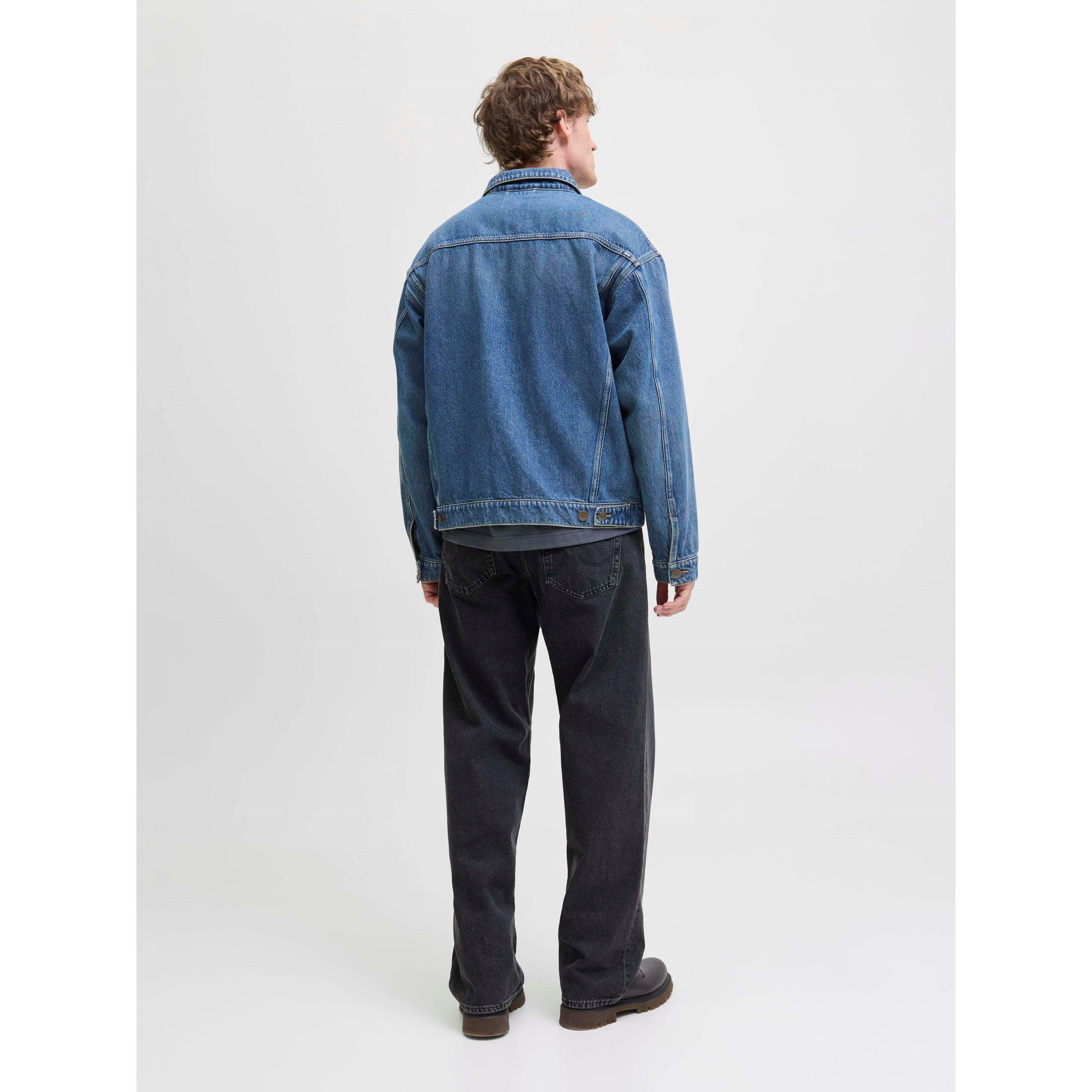 Black Denim - Jack and Jones - Alex 737 Wide Leg Jeans Mens - 3