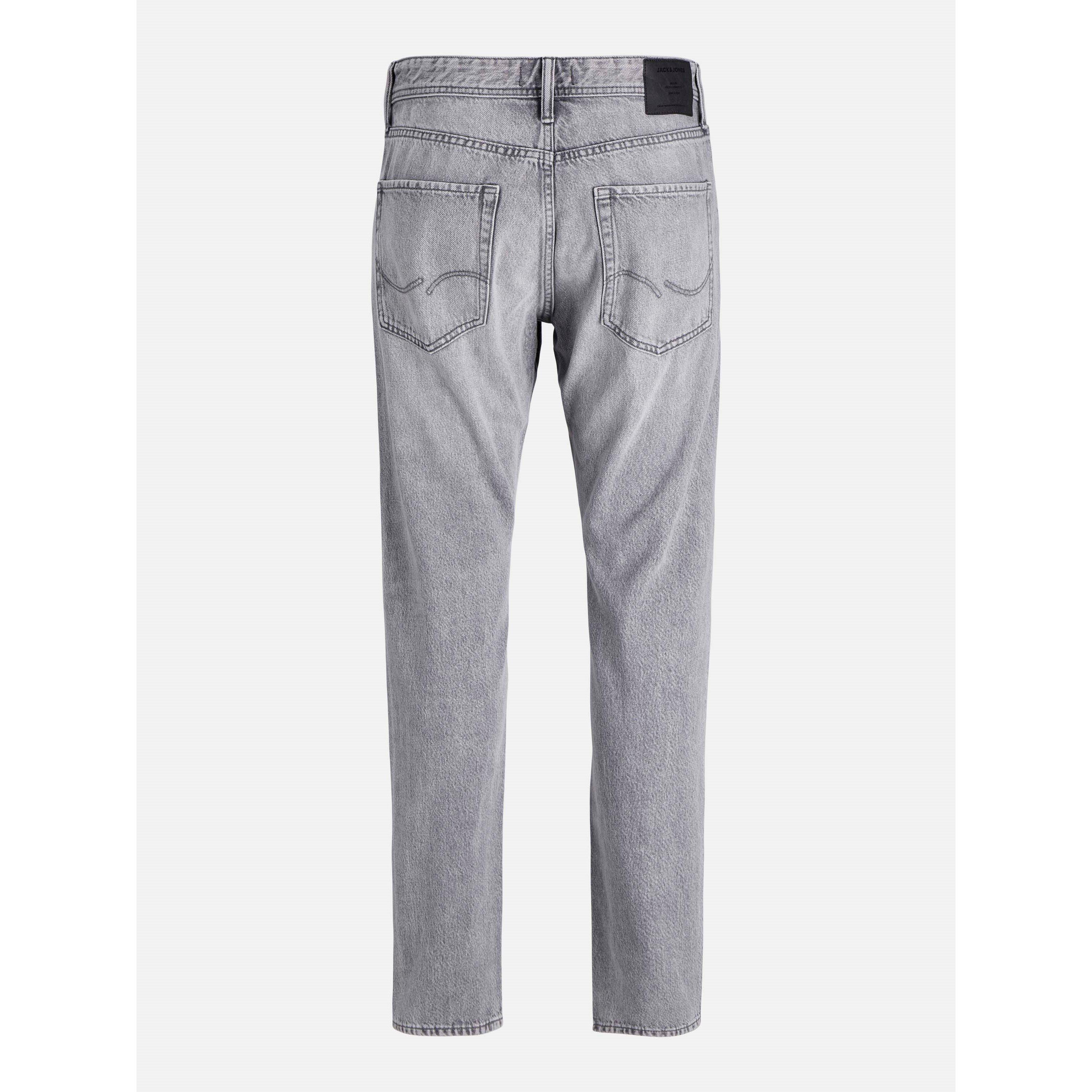 Grey Denim - Jack and Jones - Chris 917 Wide Leg Jeans Mens - 2