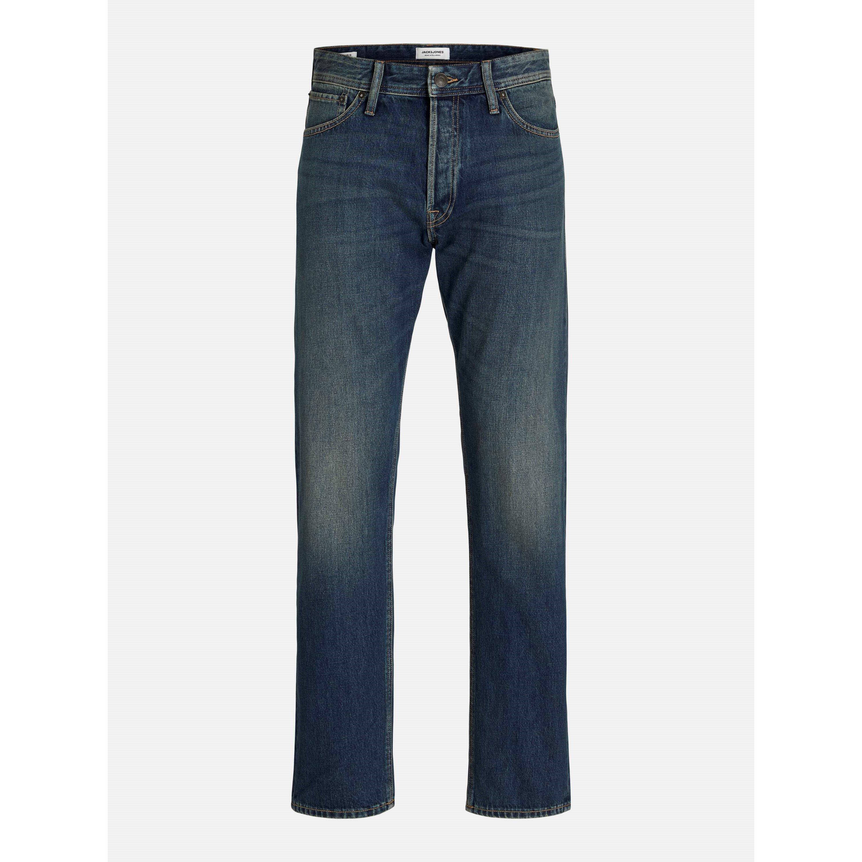 Jack And Jones Men's Chris Straight Jeans - Blue Denim - 30W R