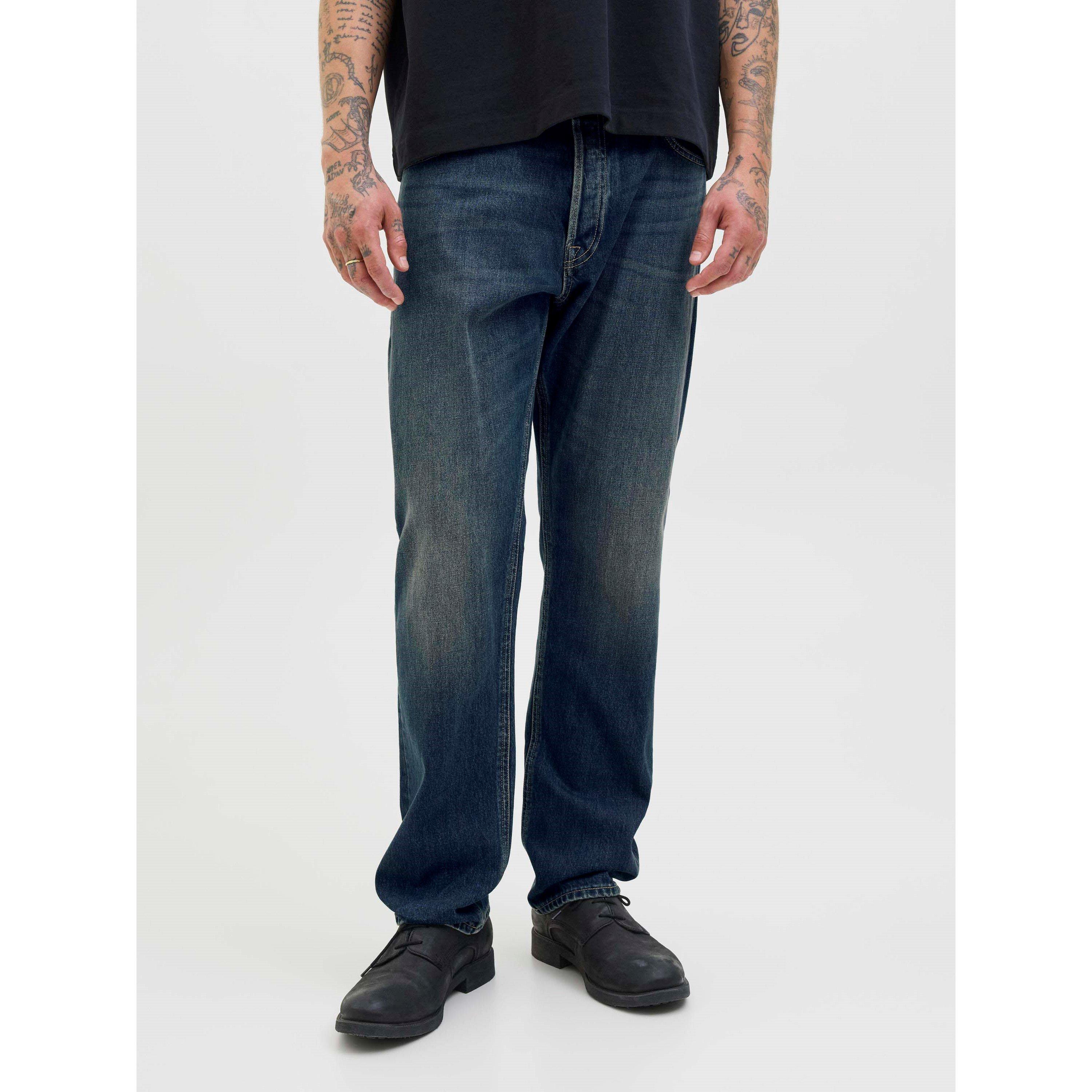 Blue Denim - Jack and Jones - Chris Straight Jeans Mens - 3