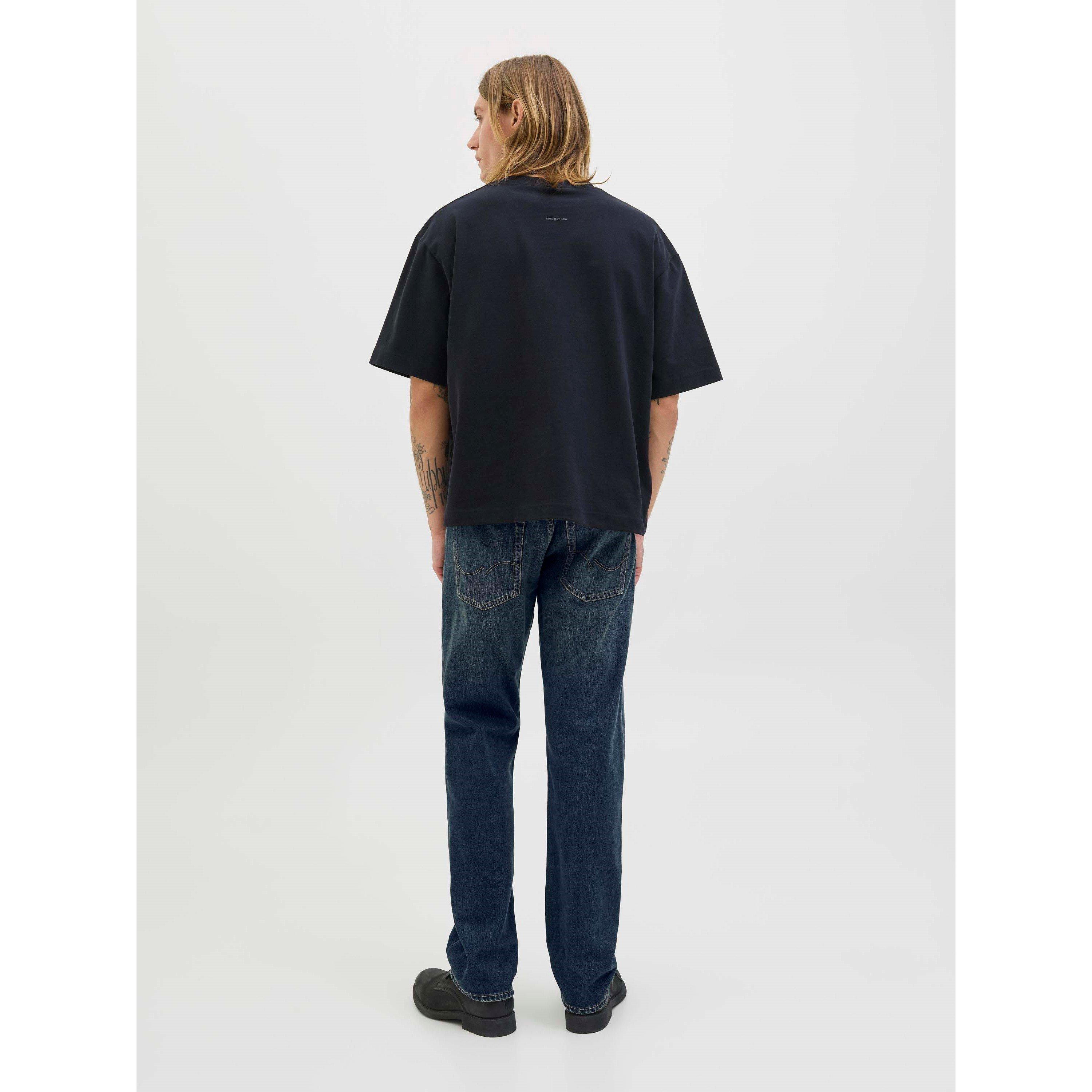 Blue Denim - Jack and Jones - Chris Straight Jeans Mens - 4