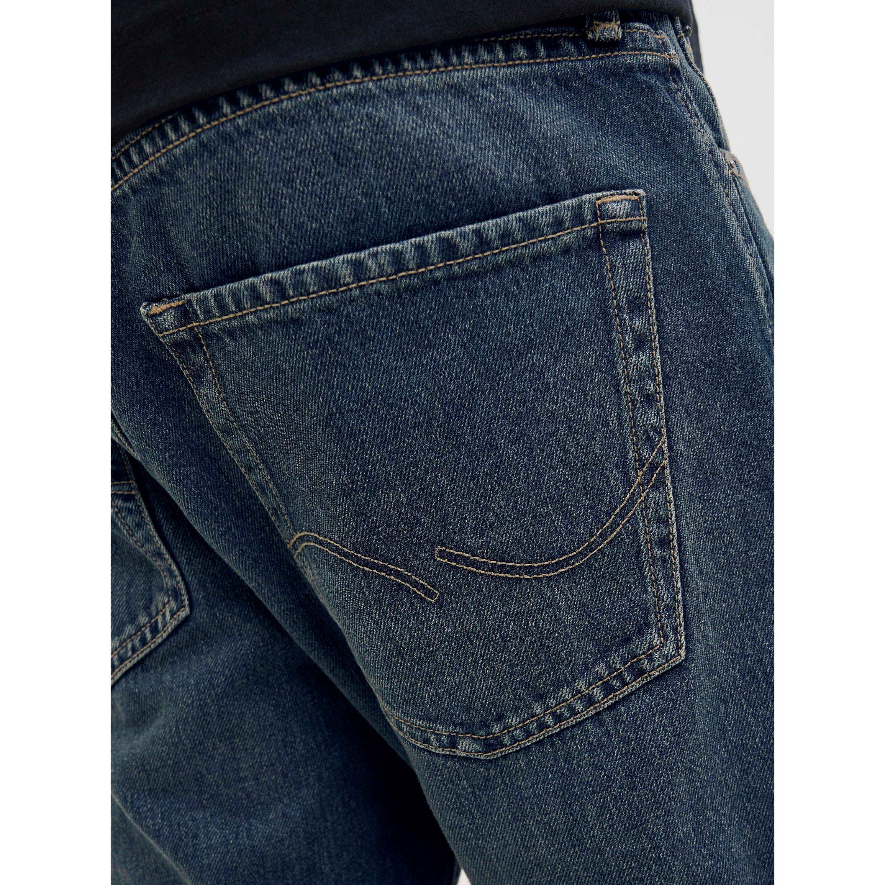 Blue Denim - Jack and Jones - Chris Straight Jeans Mens - 5