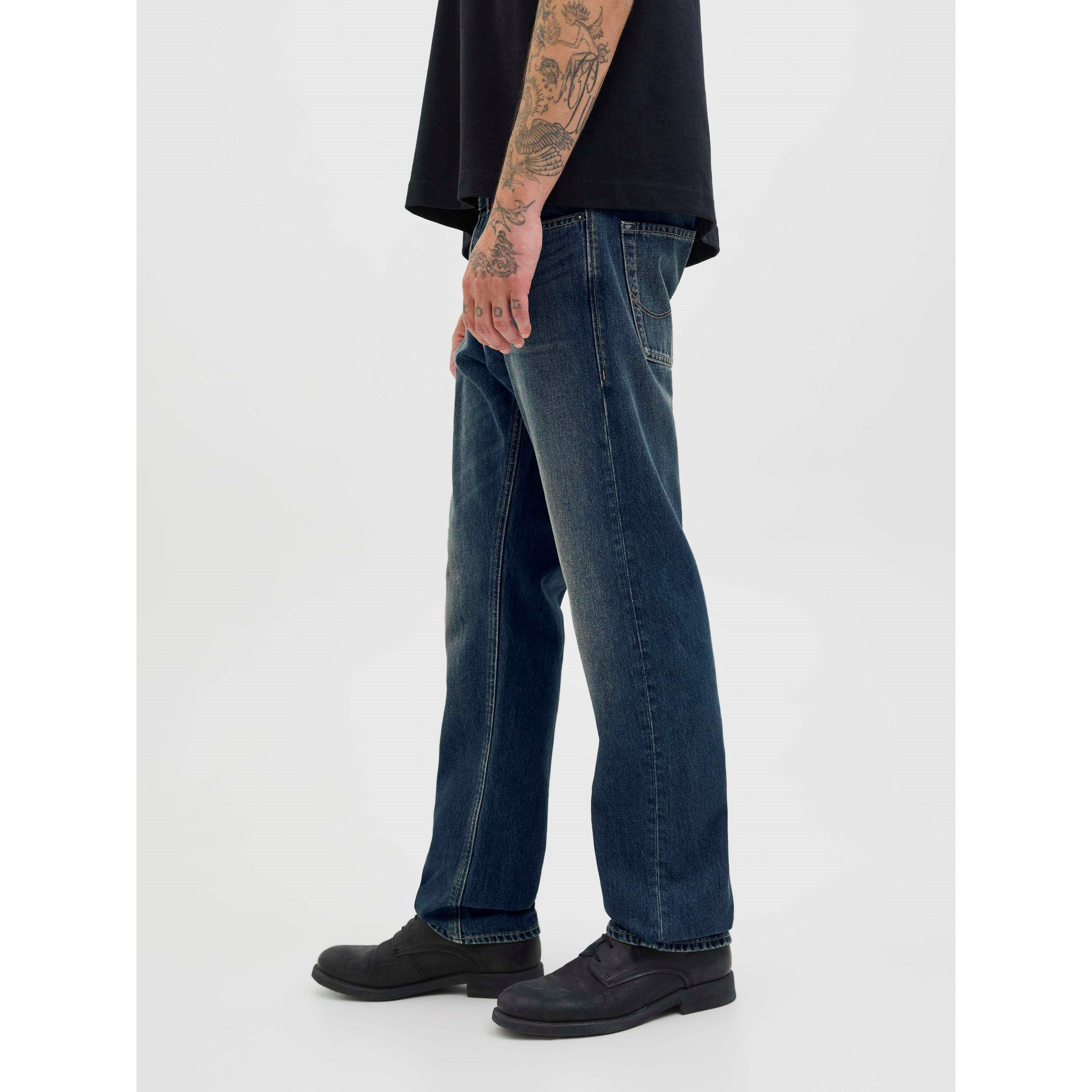 Blue Denim - Jack and Jones - Chris Straight Jeans Mens - 6