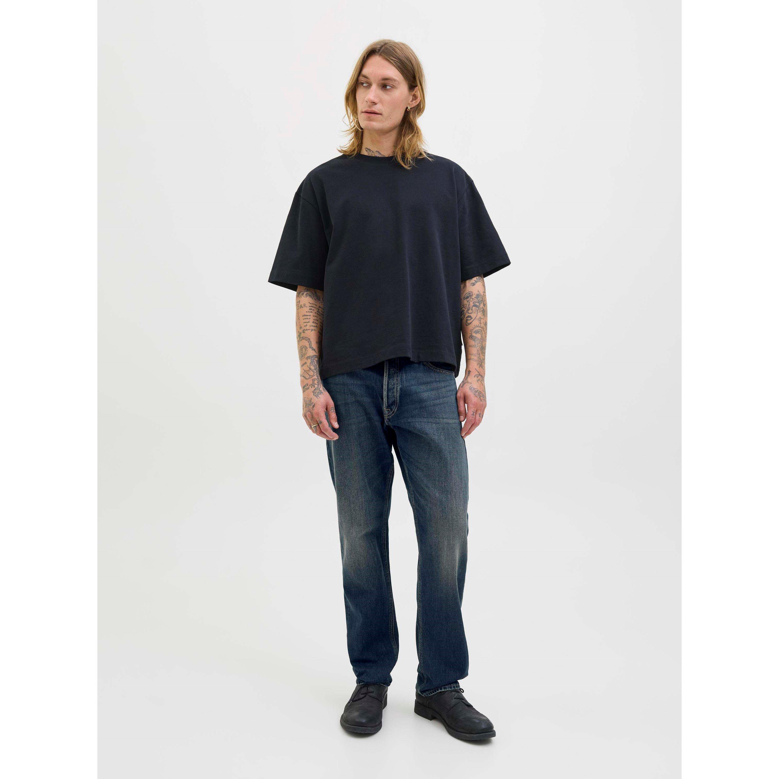 Blue Denim - Jack and Jones - Chris Straight Jeans Mens - 8