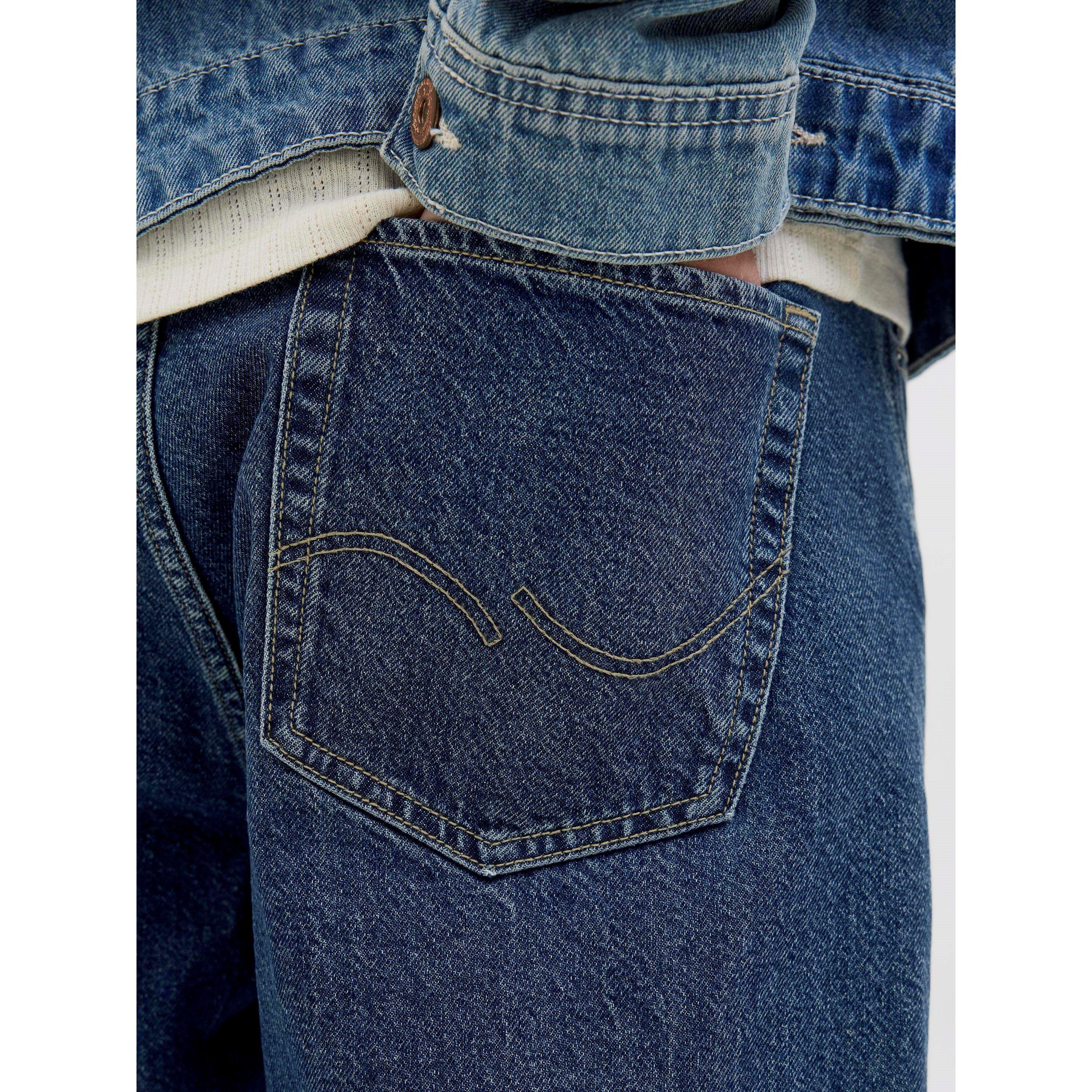 Blue Denim - Jack and Jones - Eddie Baggy Jeans Mens - 5
