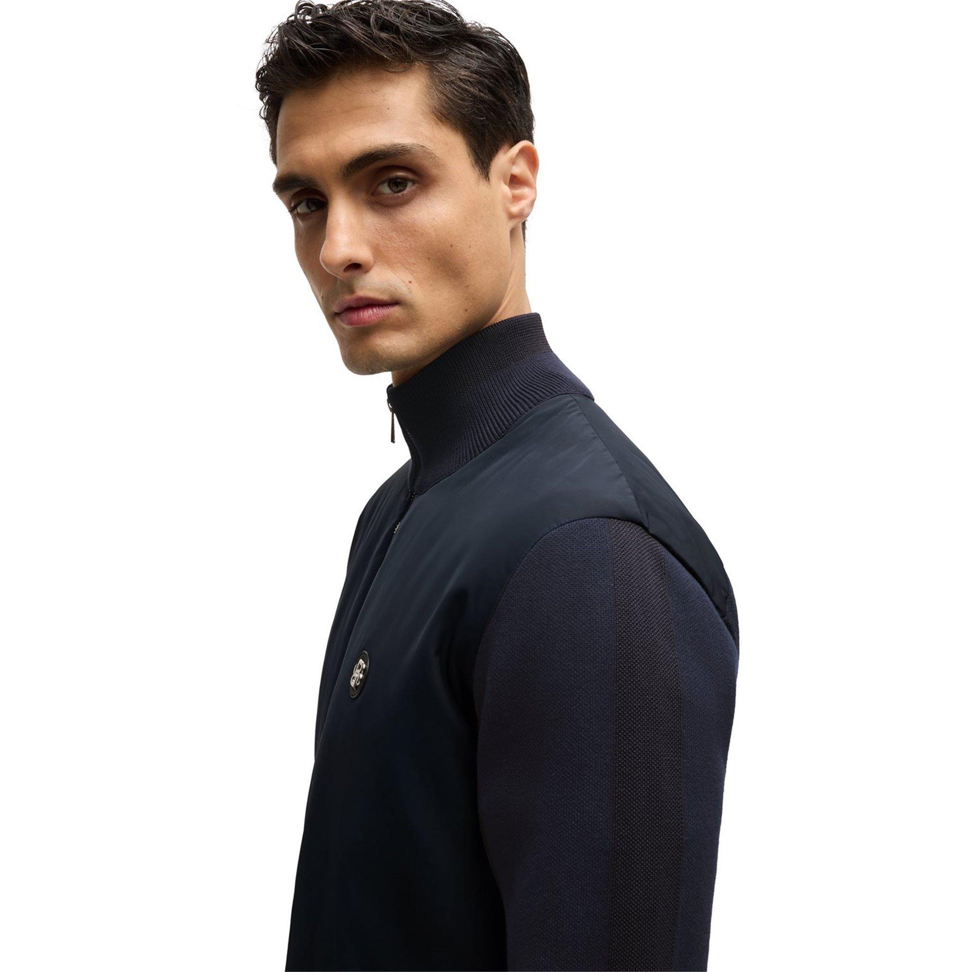 Blue - Boss - C-Darmando 10261657 01 Knitted Top Mens - 4