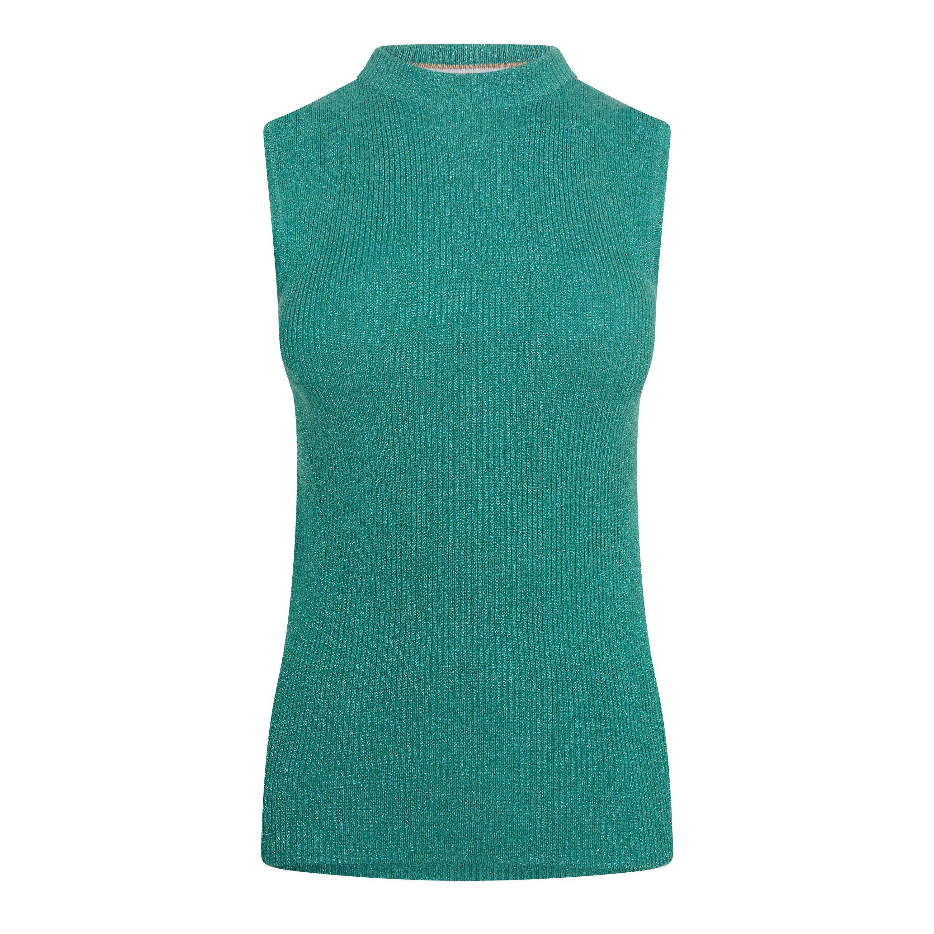 Boss Women's Fusoni Knitted Top - Green - S