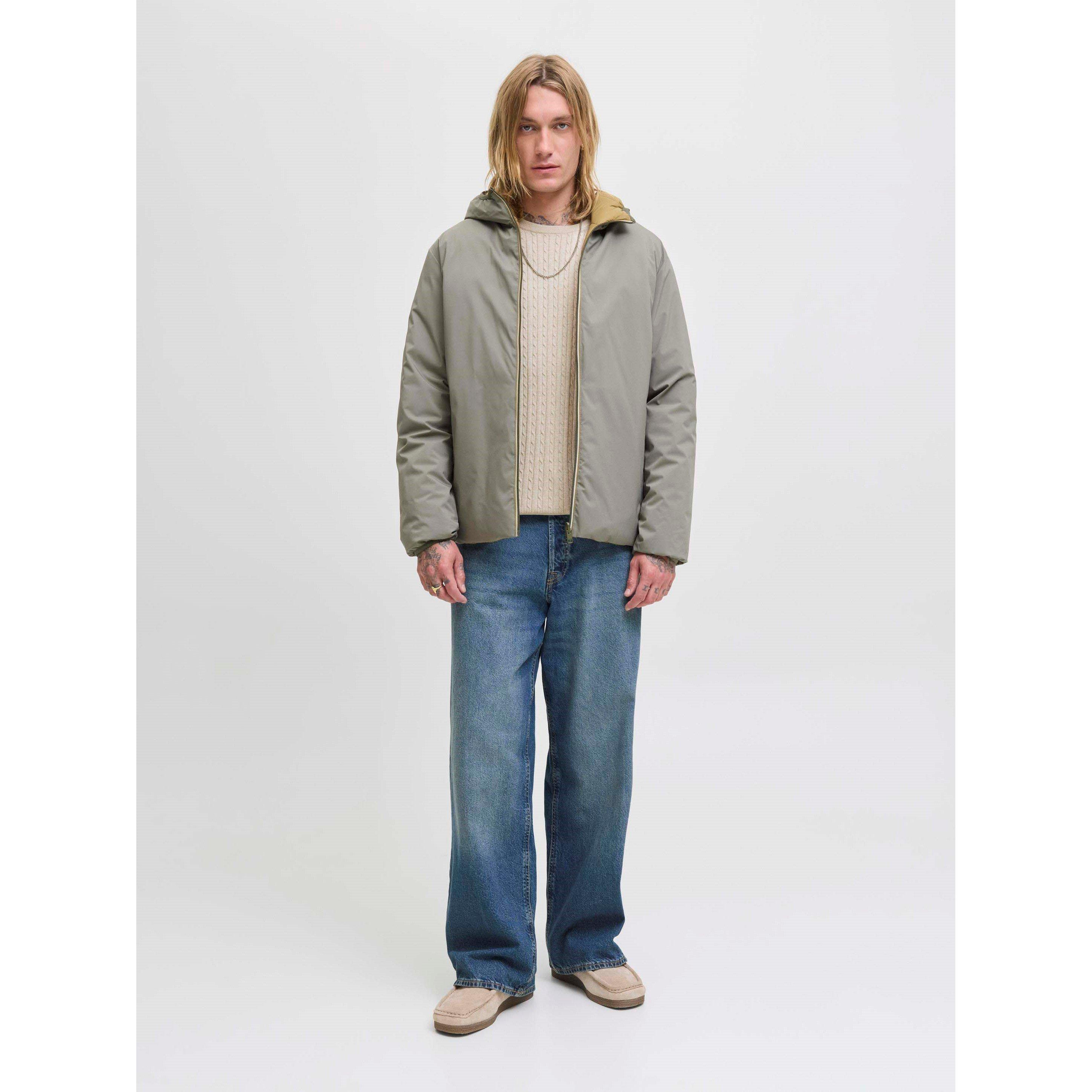 Oatmeal - Jack and Jones - Emil Cable Knit Jumper Mens - 7