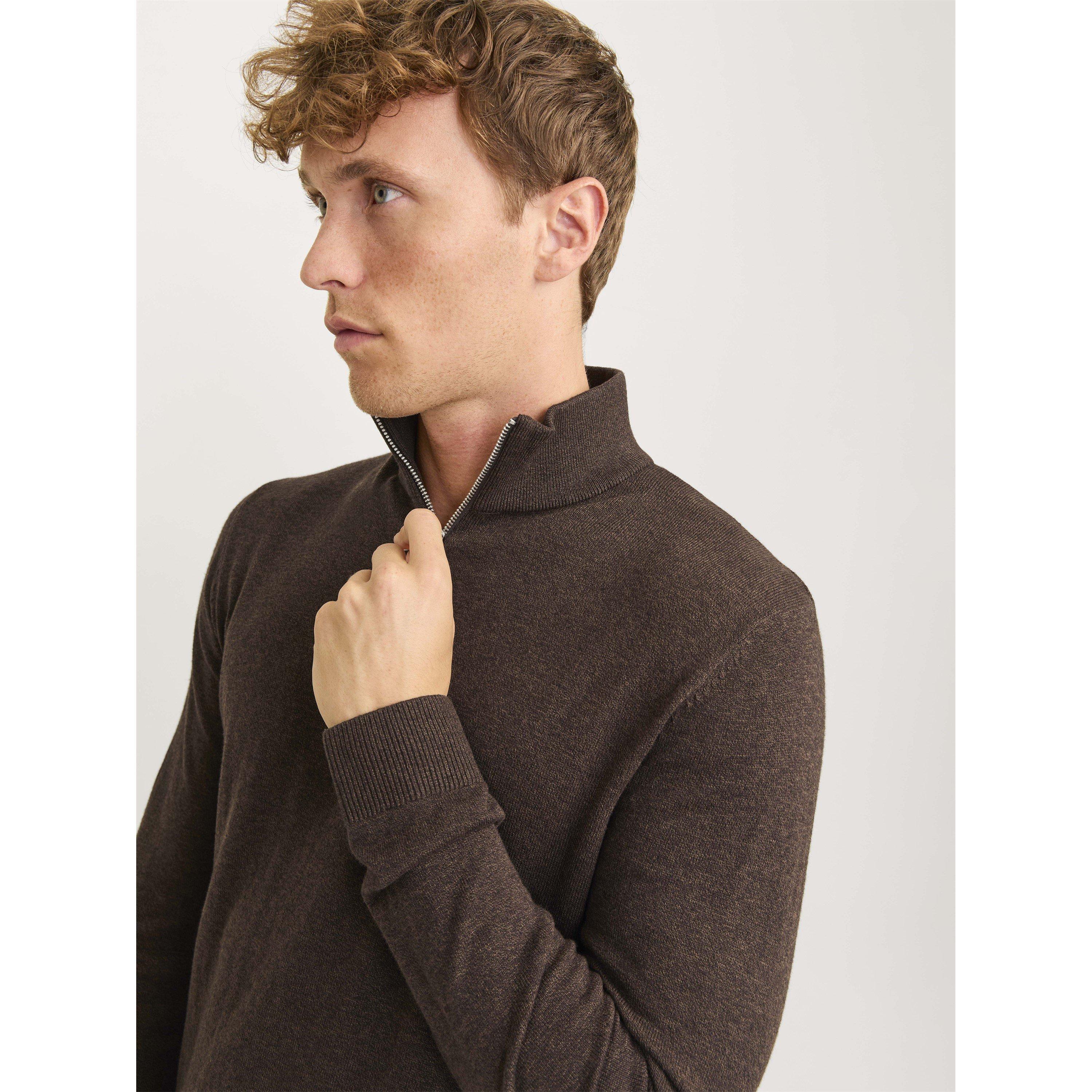 Mulch - Jack and Jones - Emil Half Zip Knitted Top Mens - 7