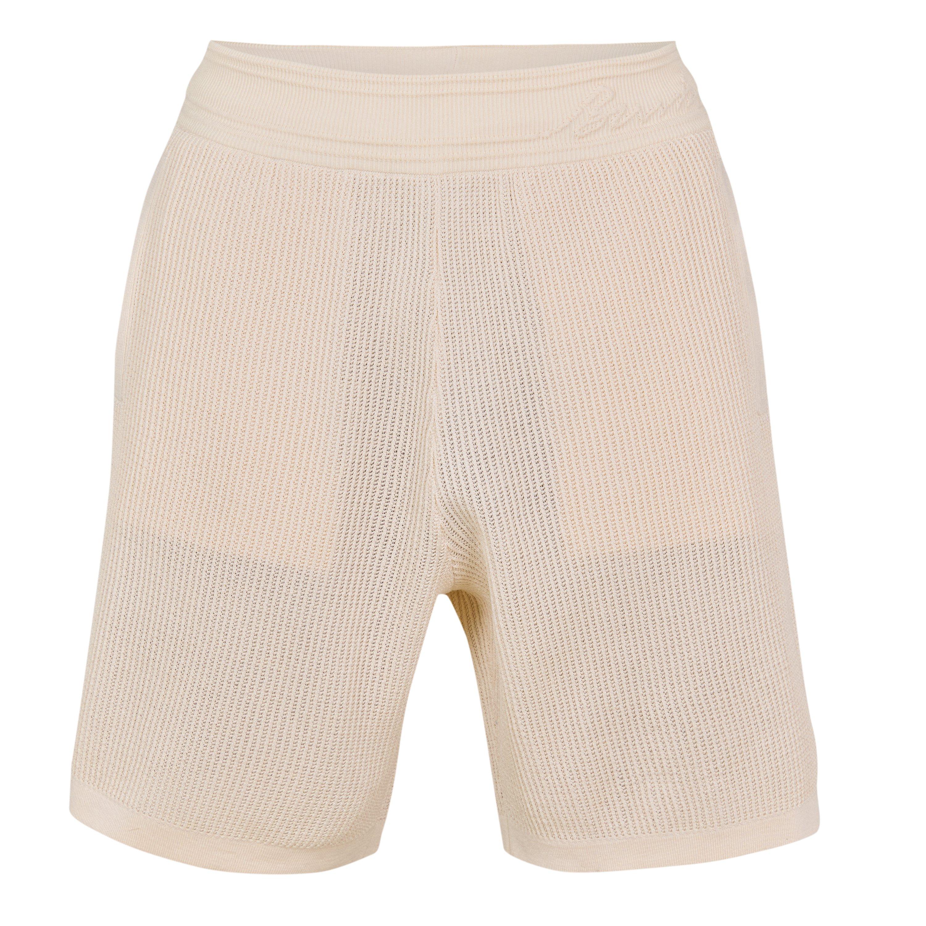 Burberry Men's Knitted Shorts - Beige - XL