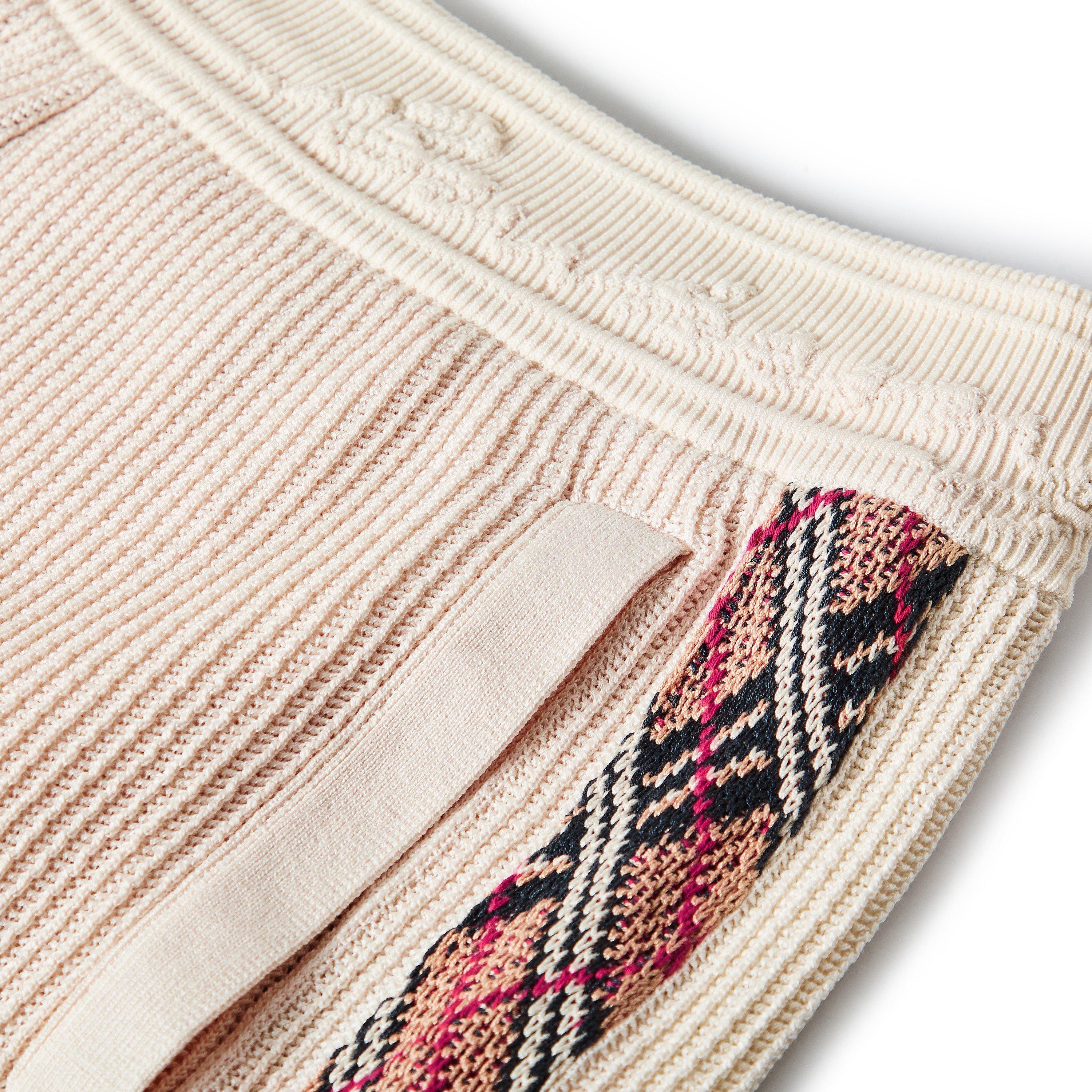 Beige - Burberry - Men's Knitted Shorts - 5