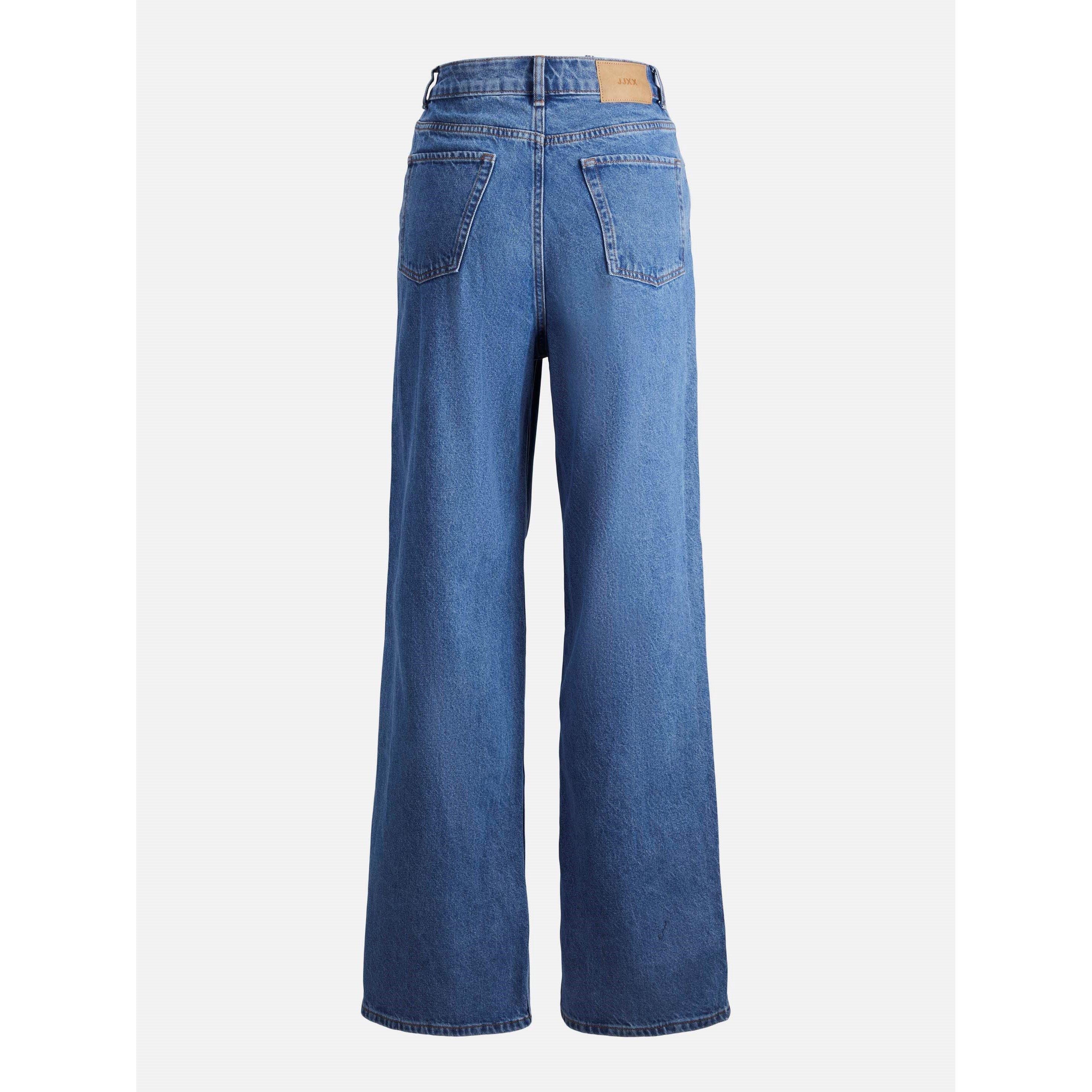 Mid Blue Denim - JJXX - Tokyo Wide Jeans Ladies - 2