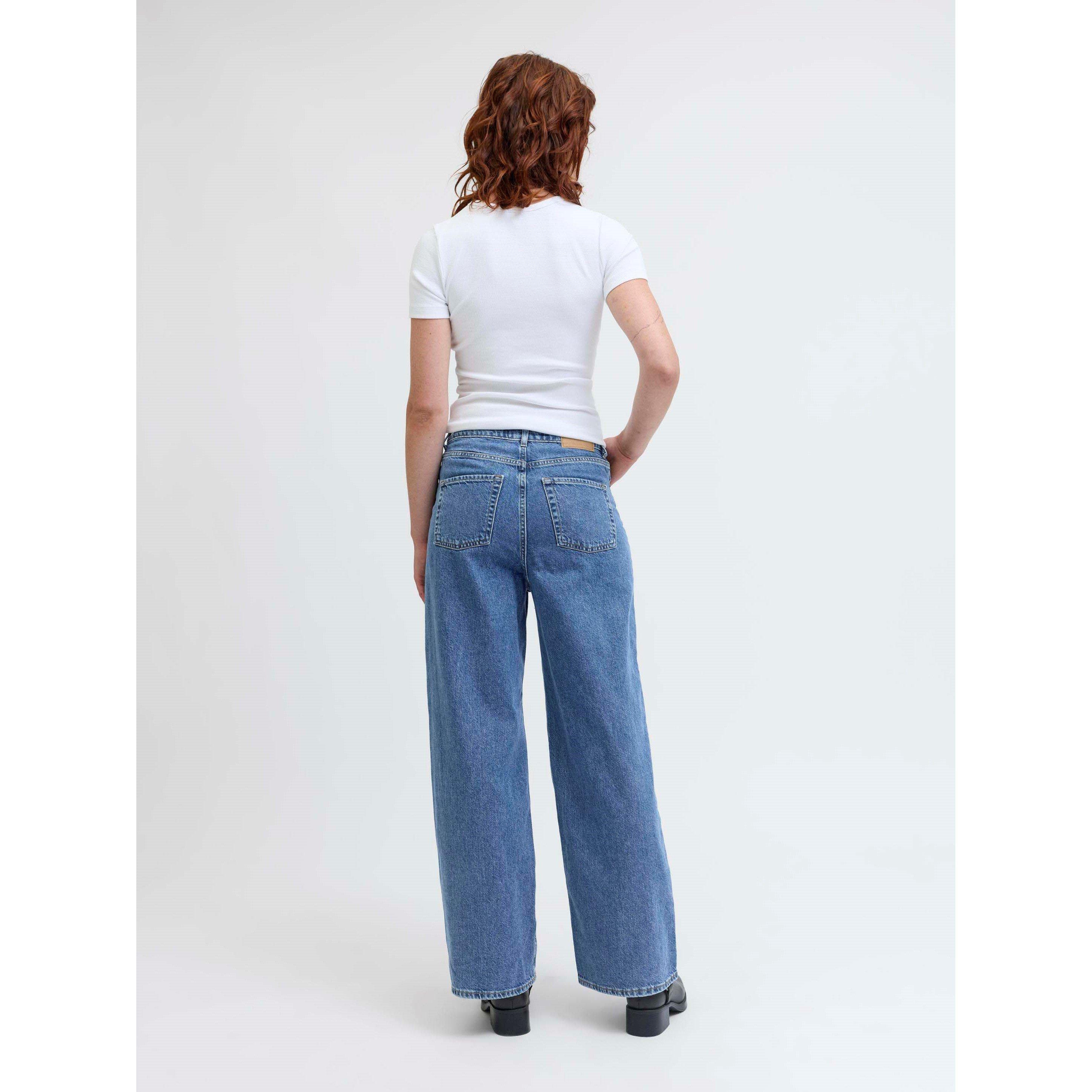 Mid Blue Denim - JJXX - Tokyo Wide Jeans Ladies - 4