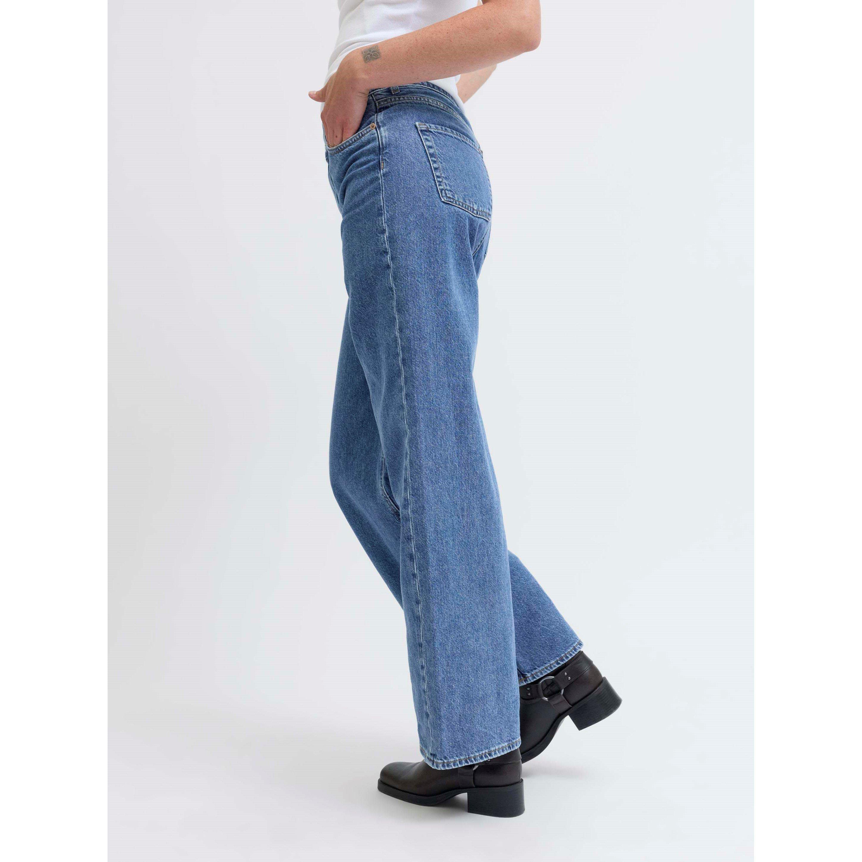 Mid Blue Denim - JJXX - Tokyo Wide Jeans Ladies - 7
