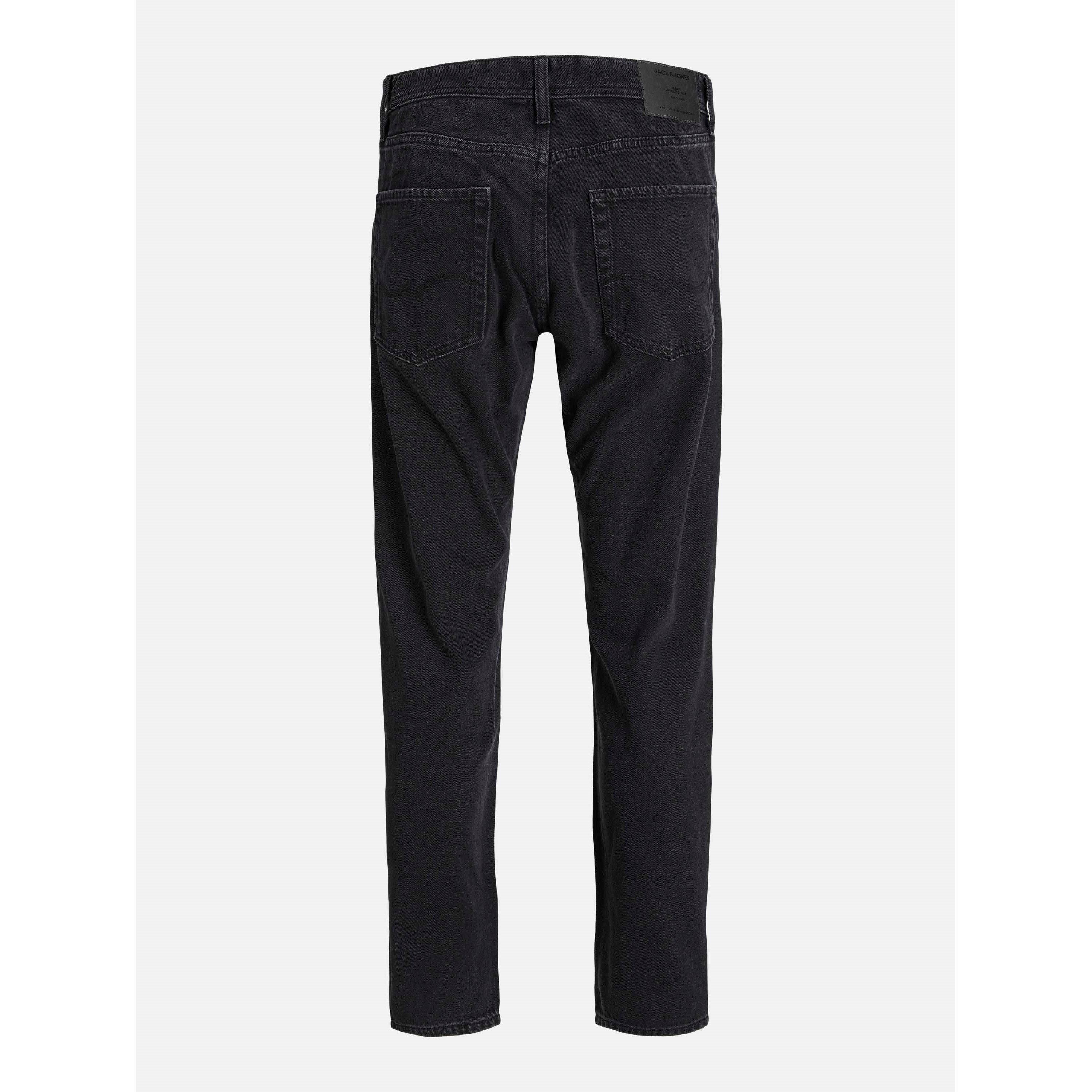 Black Denim - Jack and Jones - Chris 912 Wide Leg Jeans Mens Plus Size - 2