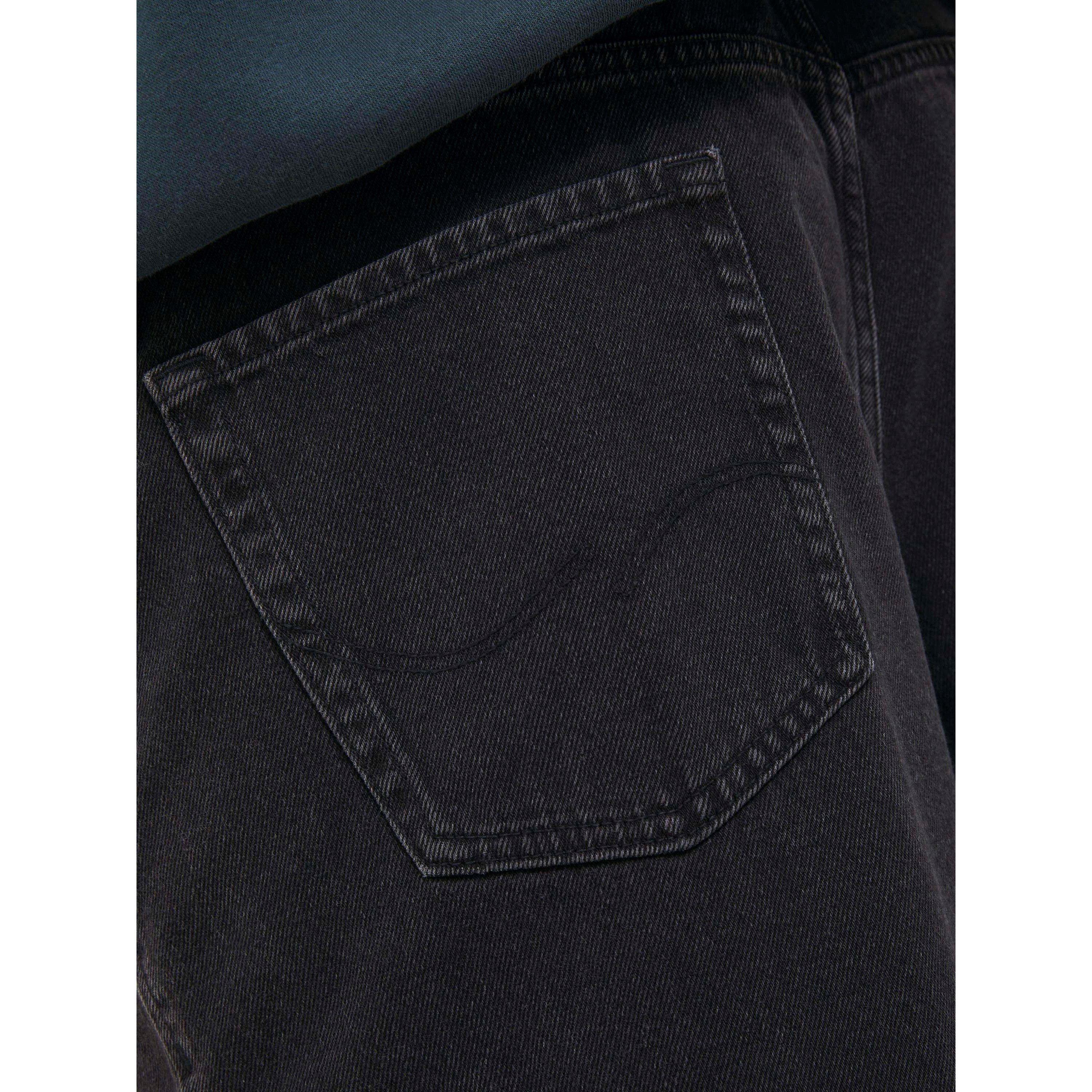 Black Denim - Jack and Jones - Chris 912 Wide Leg Jeans Mens Plus Size - 5