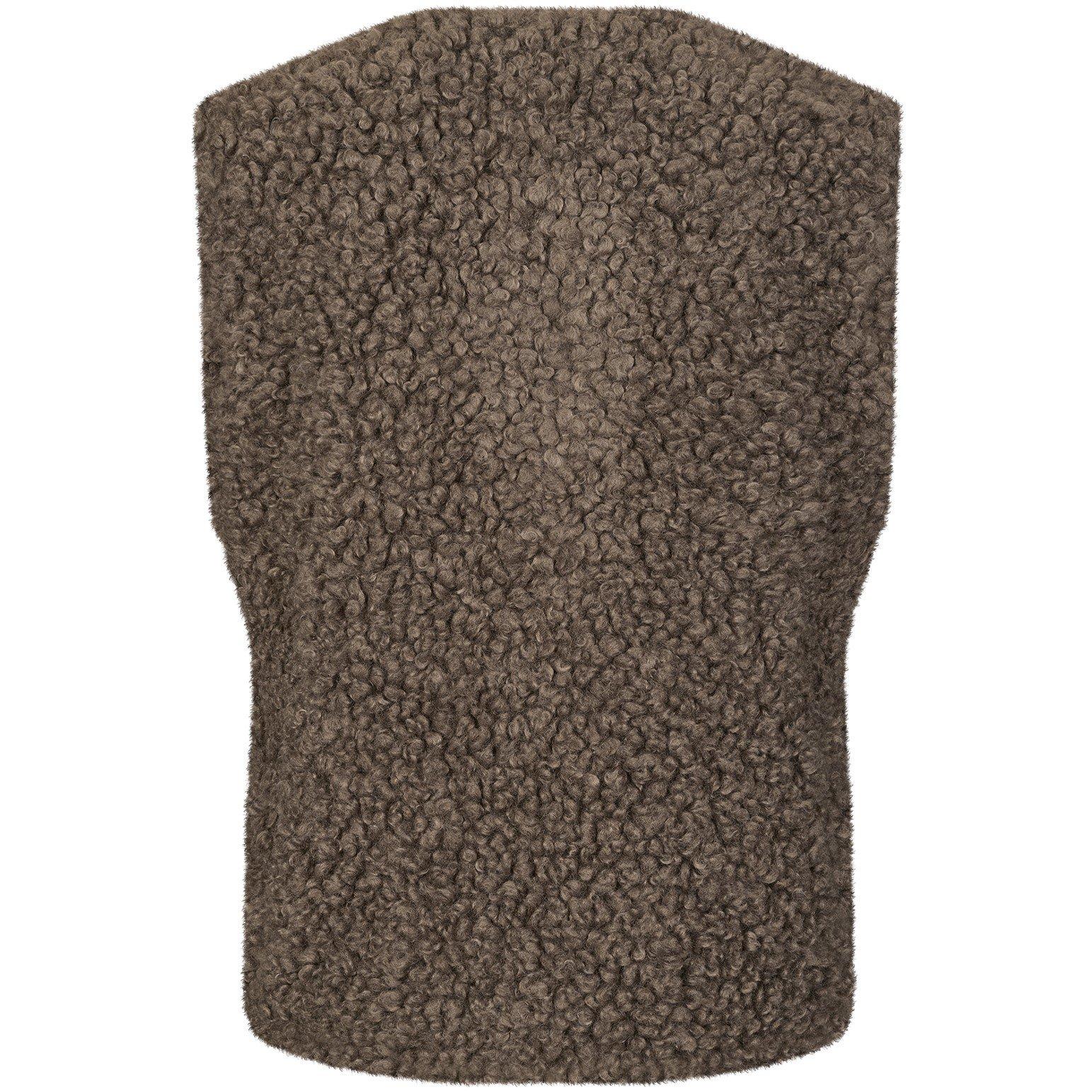 87 Dark Mokka - Lollys Laundry - Women's Vada Gilet - 2