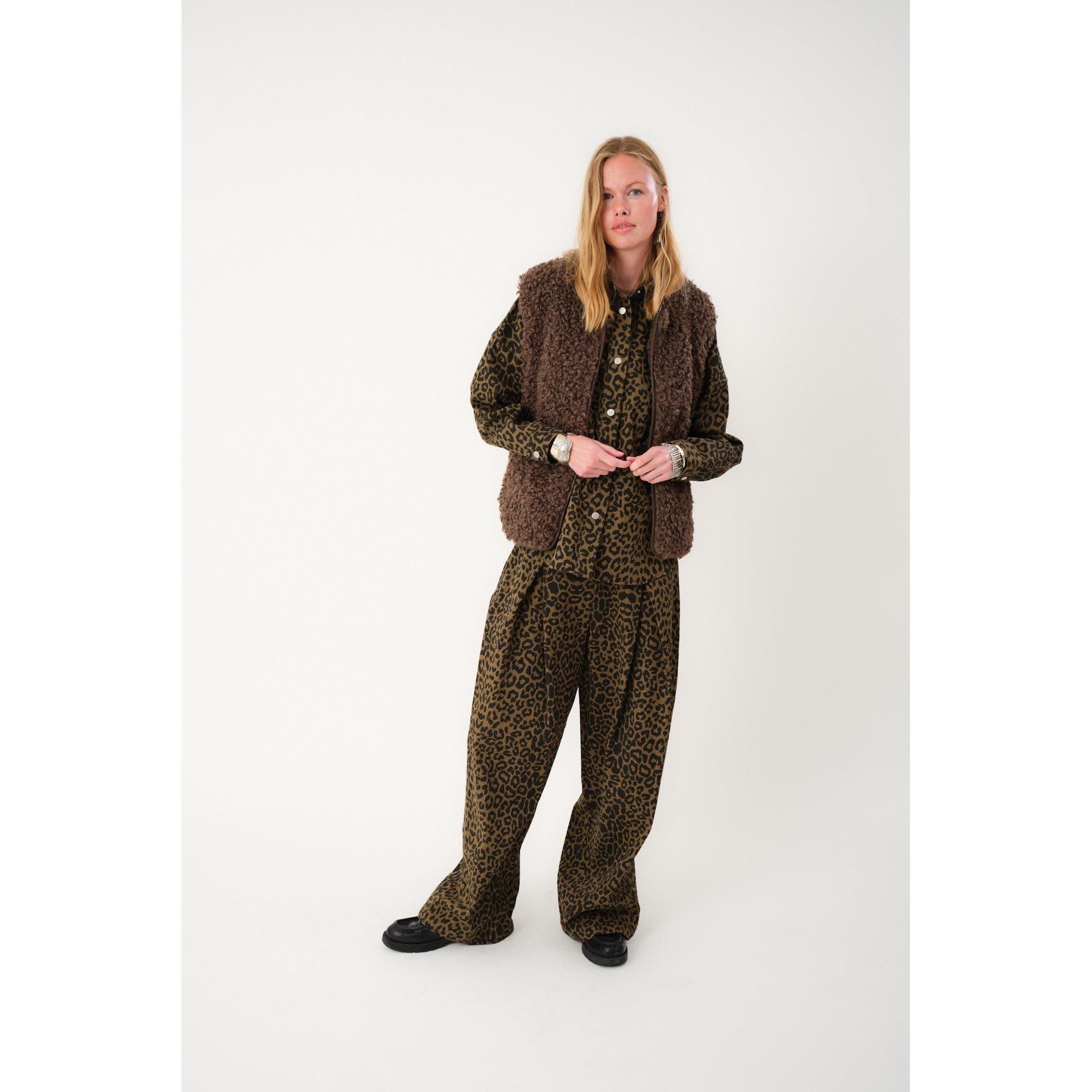 87 Dark Mokka - Lollys Laundry - Women's Vada Gilet - 3