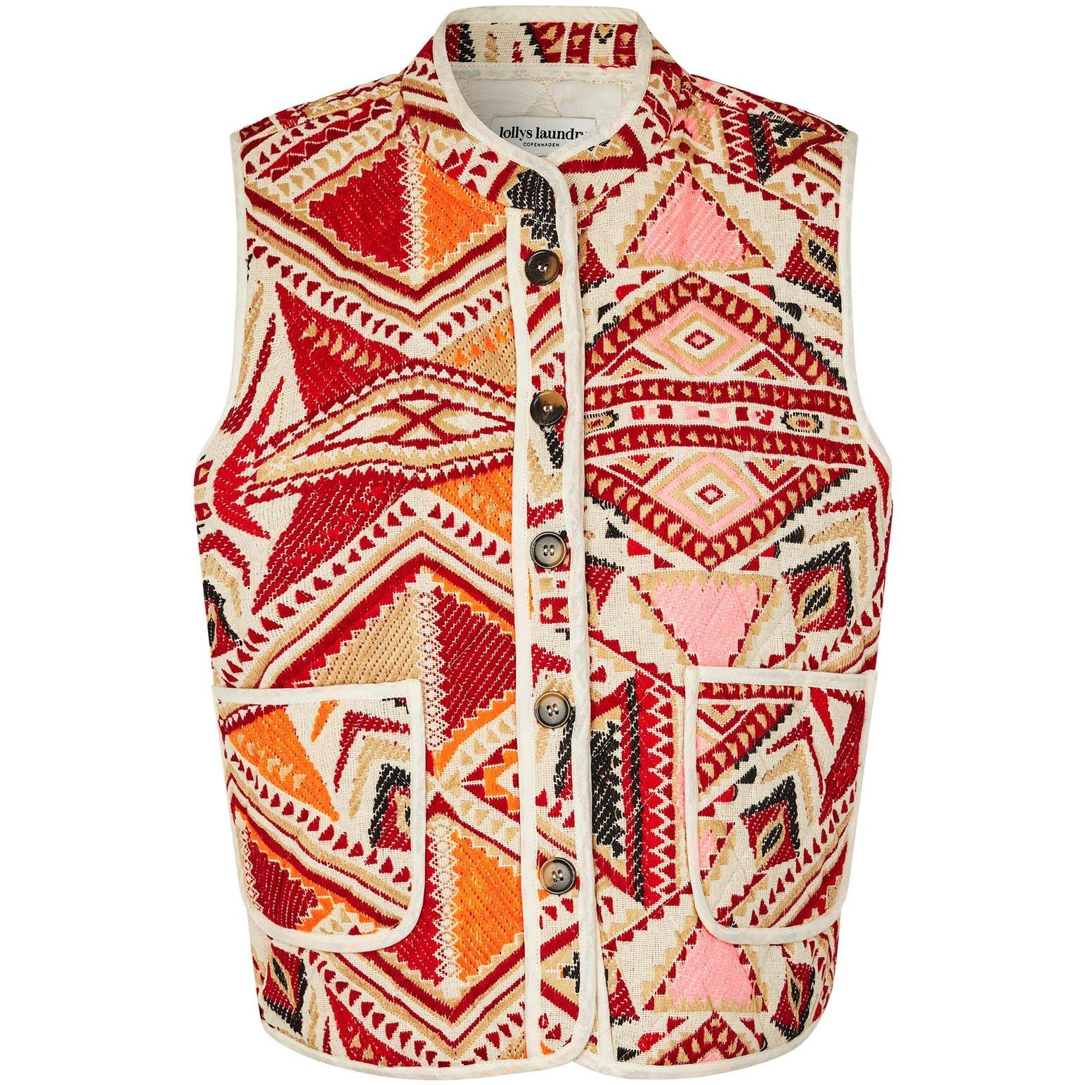 Lollys Laundry Women's Cairo Gilet - 30 30 Red - 10 (S)