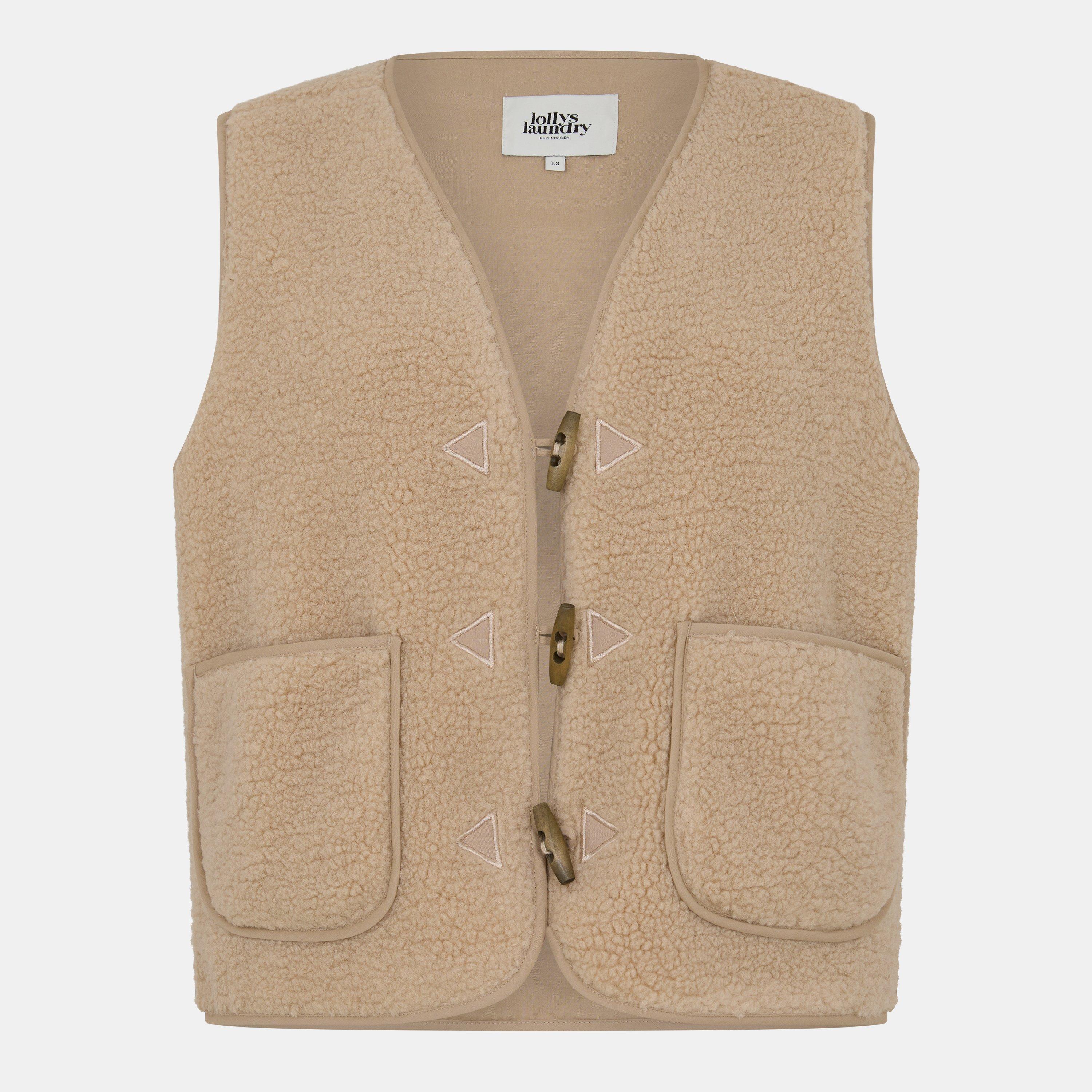 08 Beige - Lollys Laundry - Women's Gilet - 1