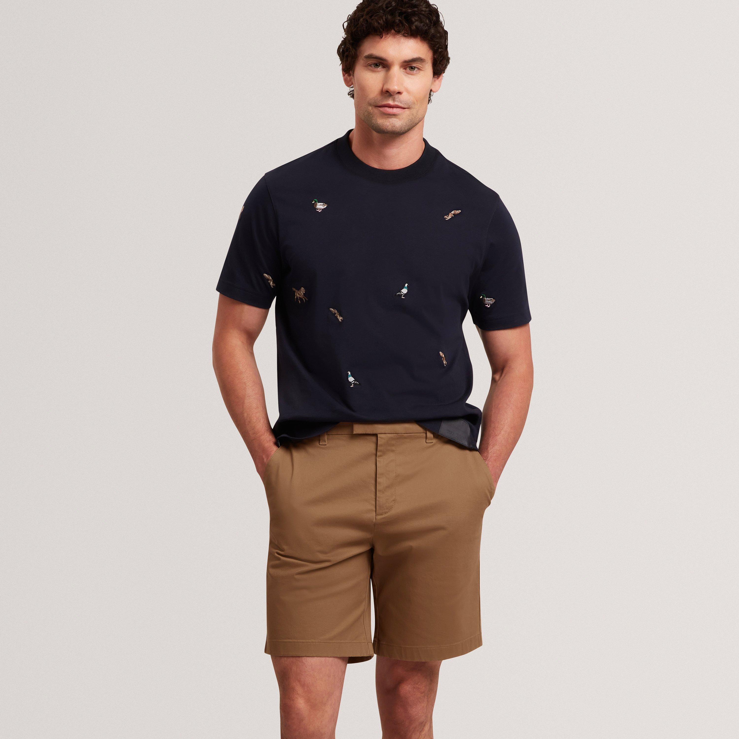 Tan - Ted Baker - Men's Chino Shorts - 4