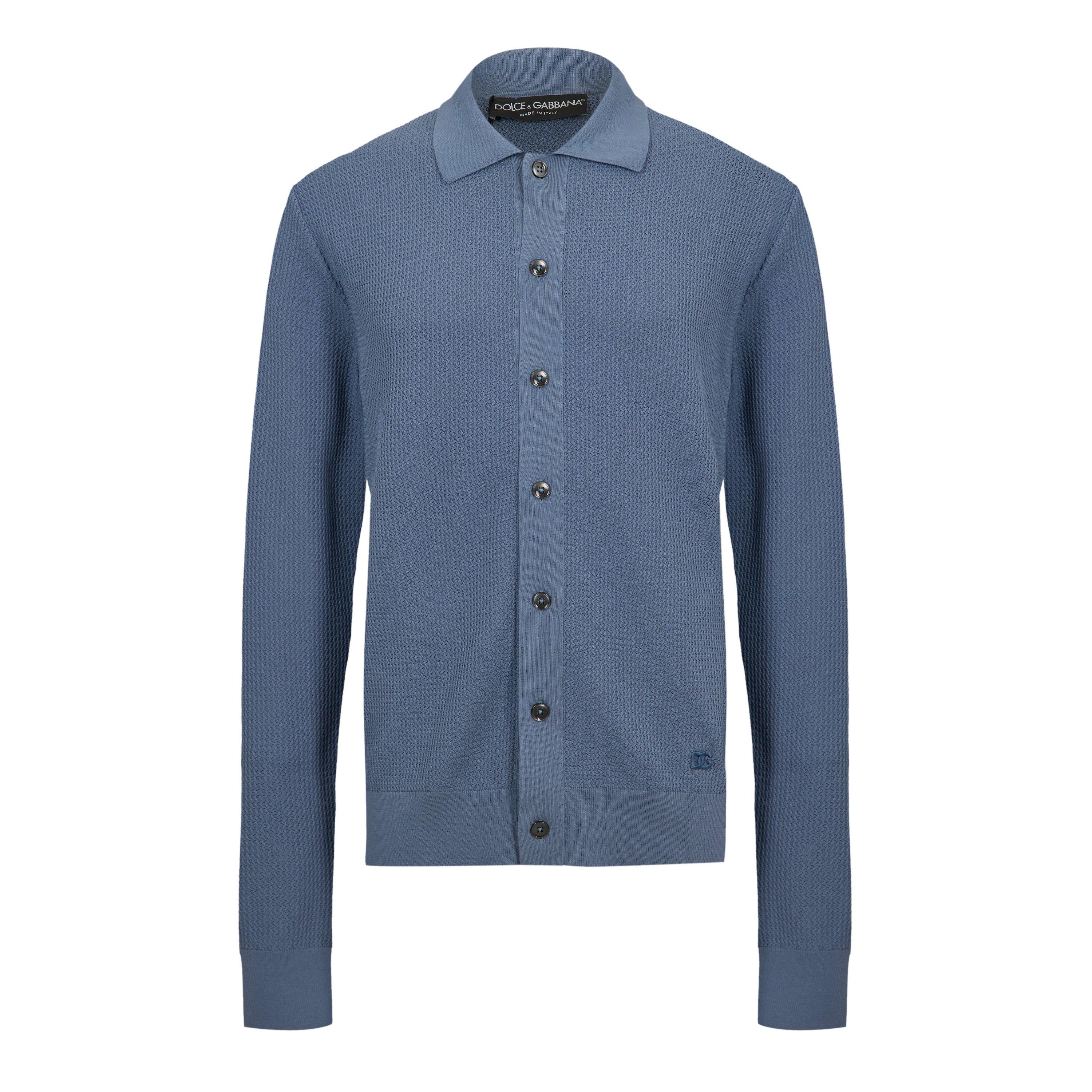 Dolce and Gabbana DG Button Col Cardi Sn61 - Blue - S