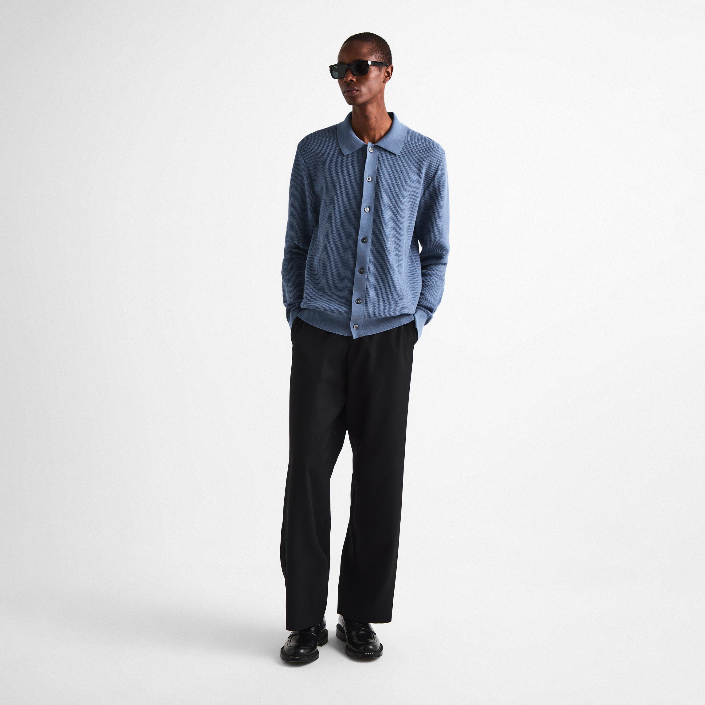 Blue - Dolce and Gabbana - DG Button Col Cardi Sn61 - 6