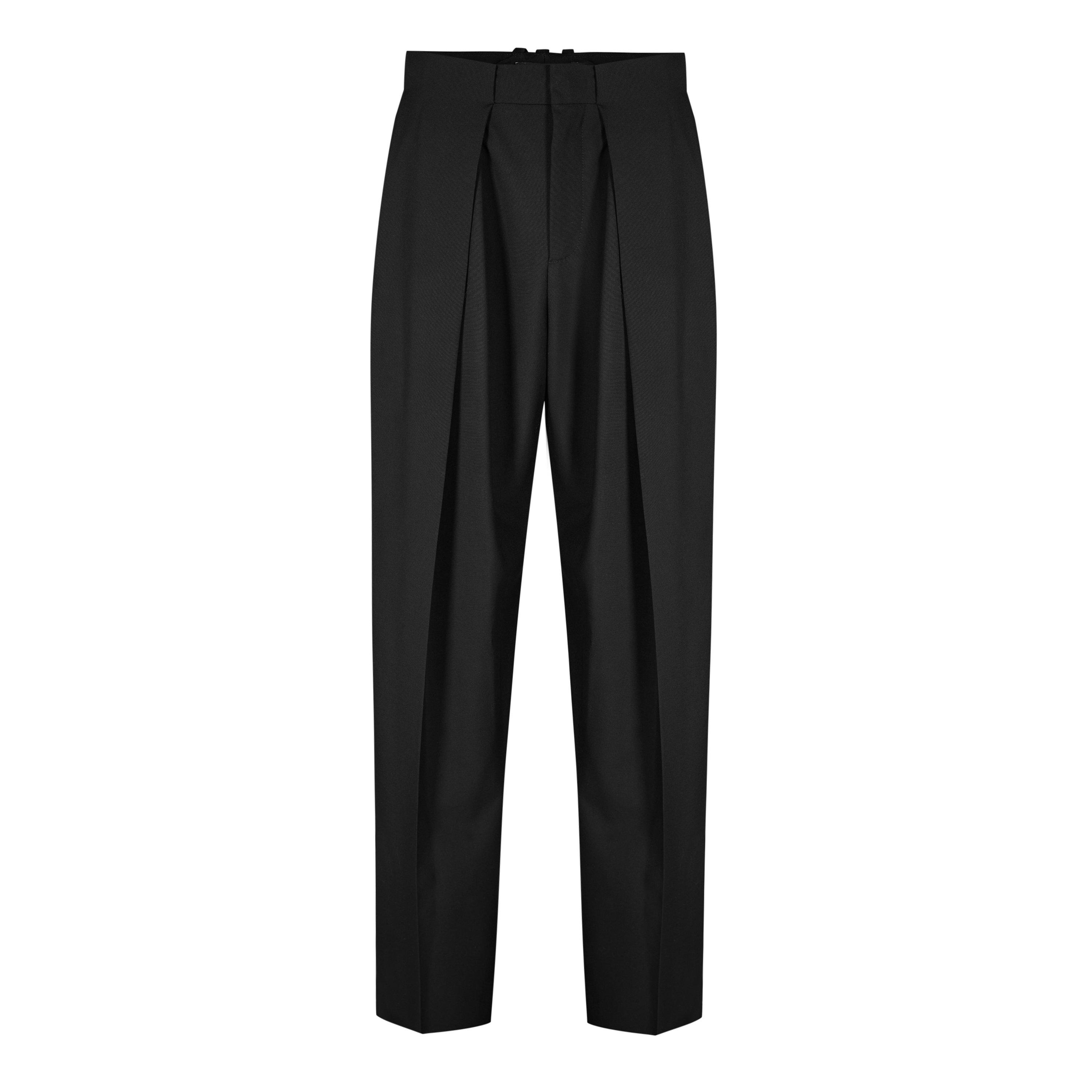 Balmain Men's Pleated Trousers - Black - XL