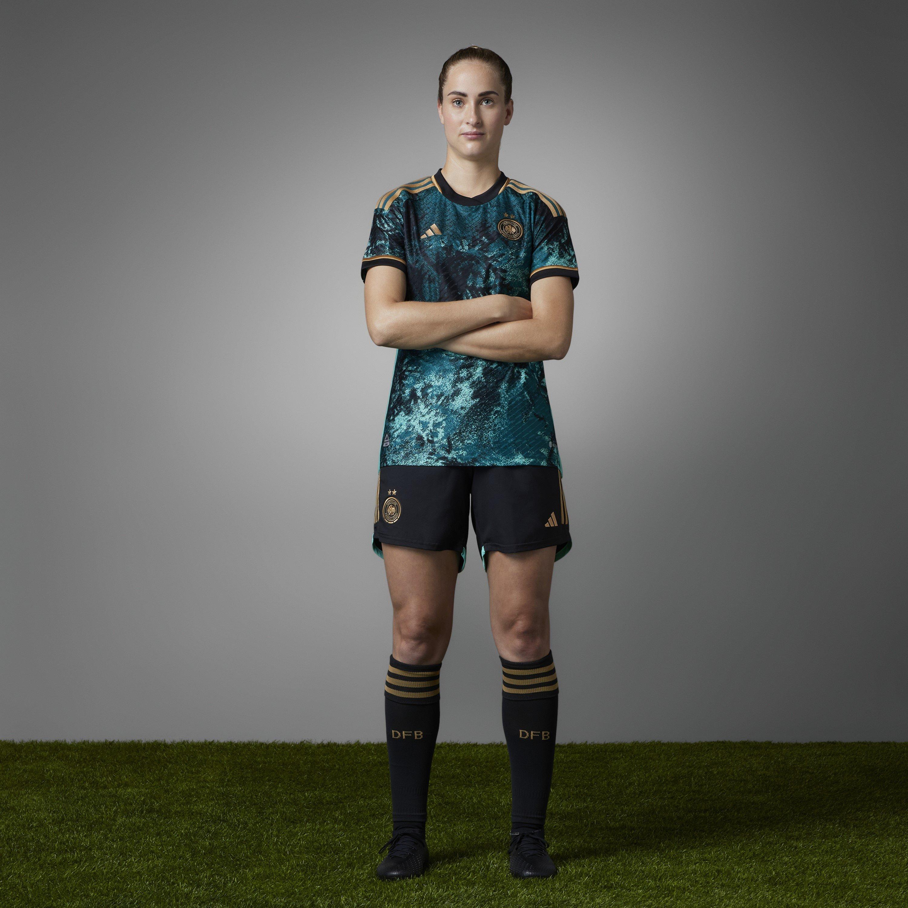 Legacy Teal - adidas - adidas Germany Authentic Away Shirt 2023 - 4