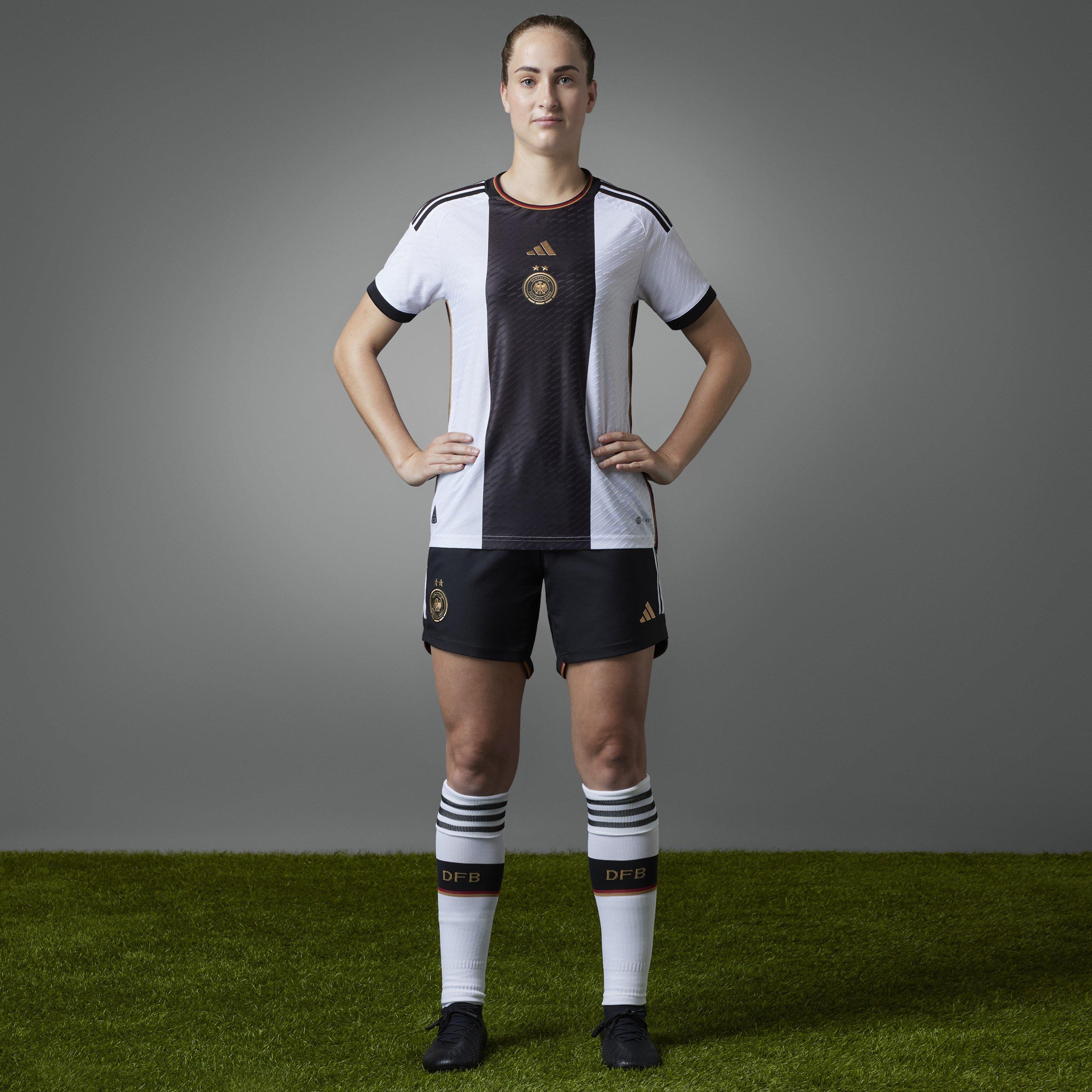 White - adidas - adidas Germany Authentic Home Shirt 2022 - 4