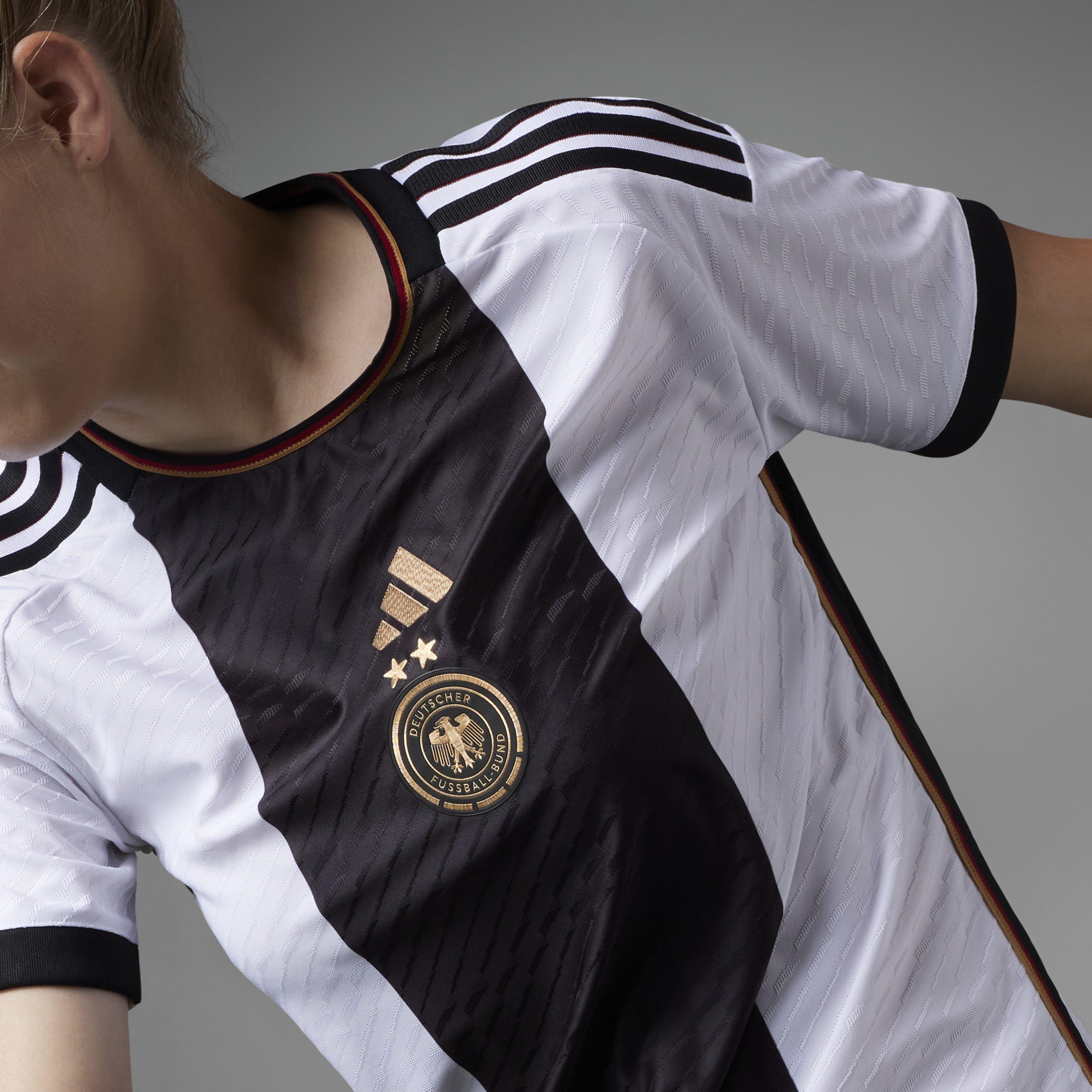 White - adidas - adidas Germany Authentic Home Shirt 2022 - 8