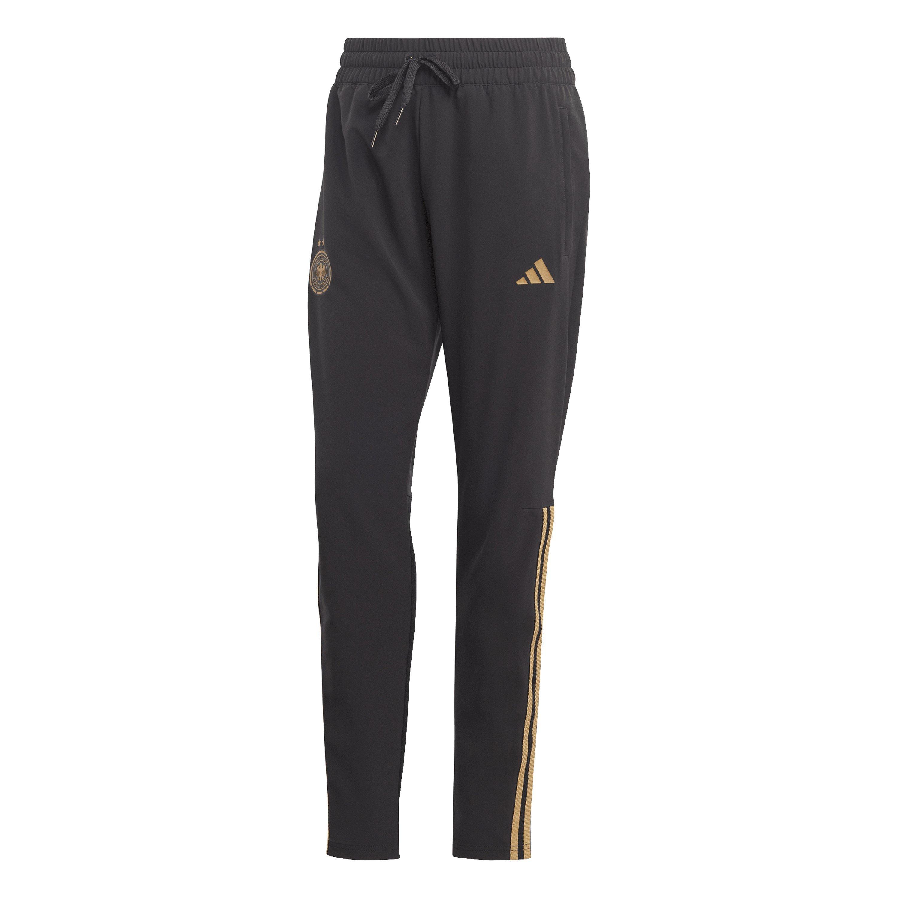 Adidas Women's Germany Licensed Tracksuit Bottoms - Black - 8 (XS)