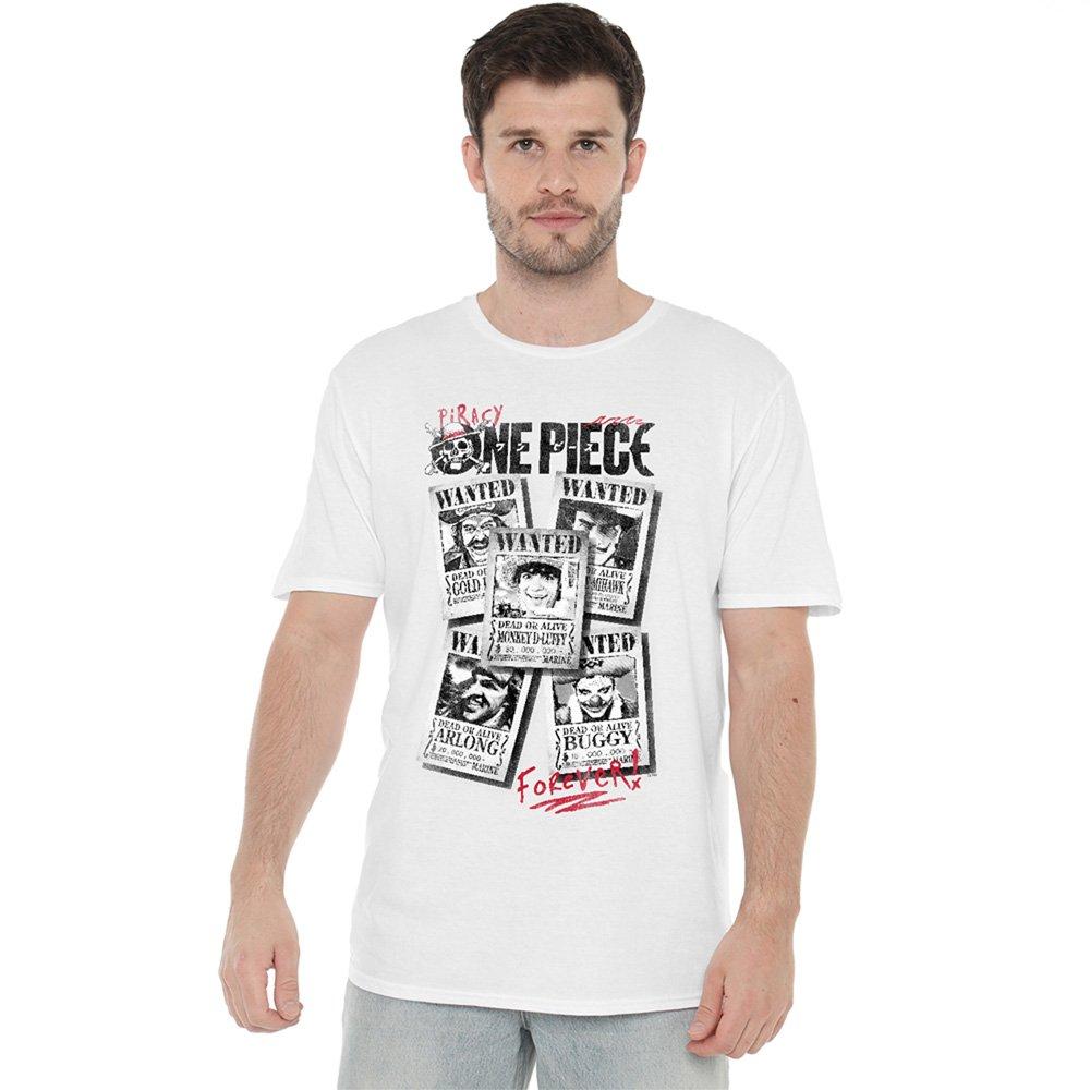 White - One Piece - One Piece Wanted Posters T-Shirt White - 1