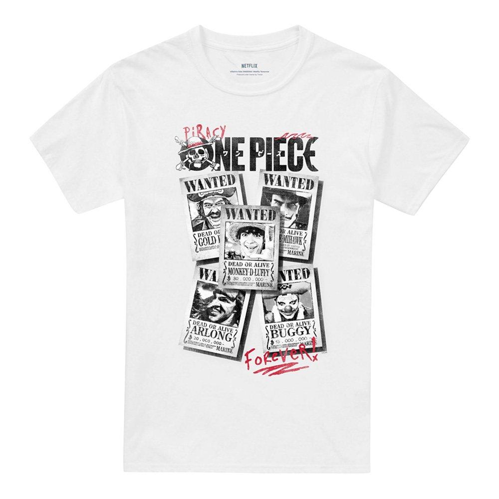 White - One Piece - One Piece Wanted Posters T-Shirt White - 4