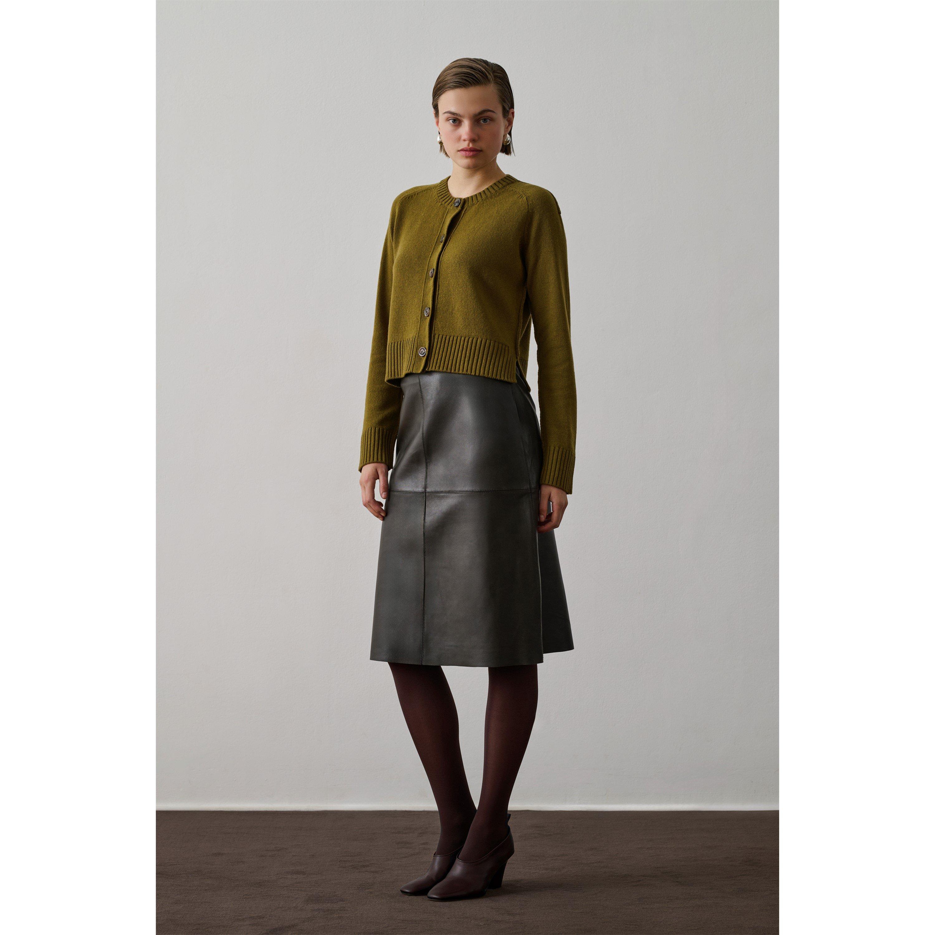 Soeur | Women's Virginia Cropped Merino Wool Cardigan | HARVEY NICHOLS