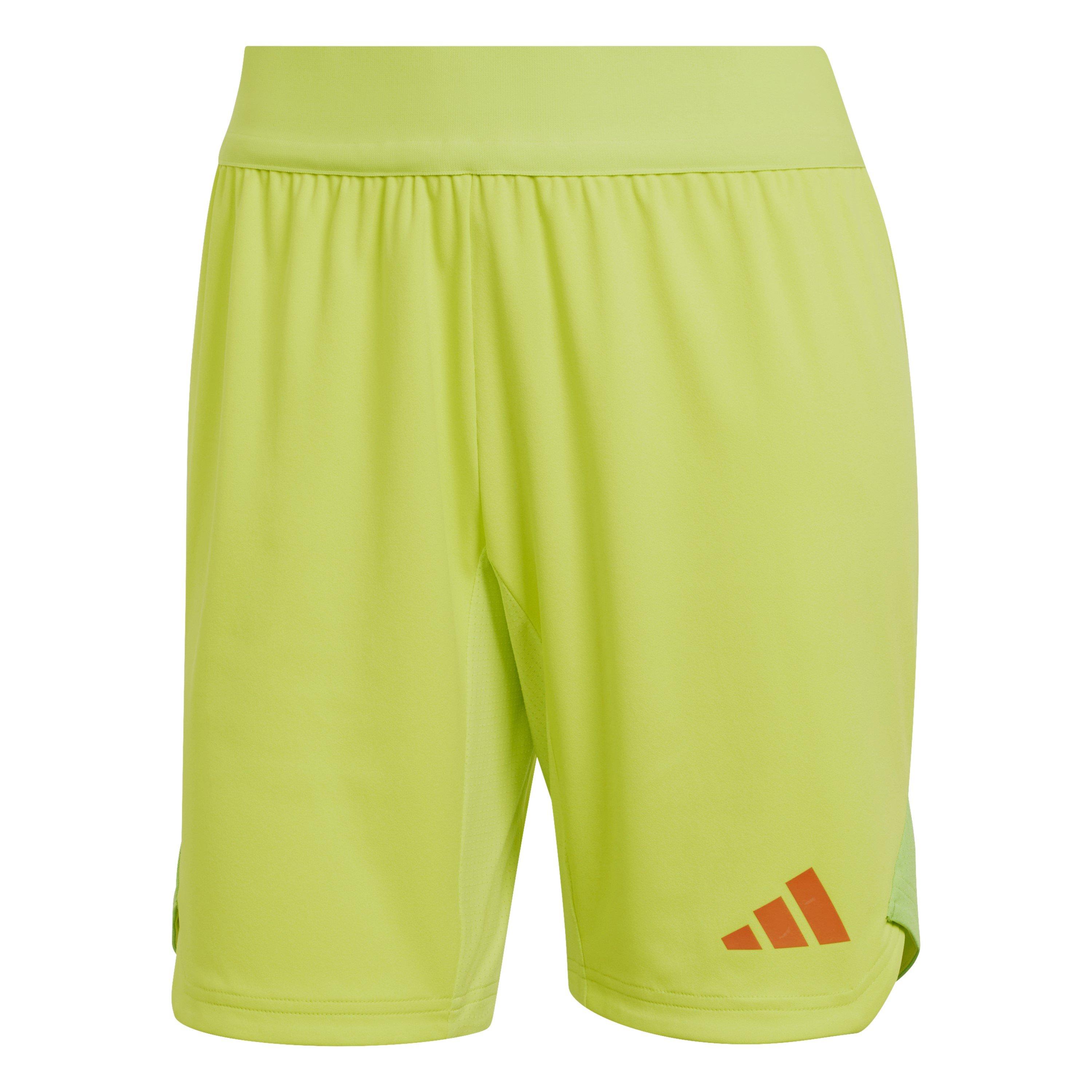 Adidas Women's Goalkeeper Shorts - Solar Yellow - 14 (L)