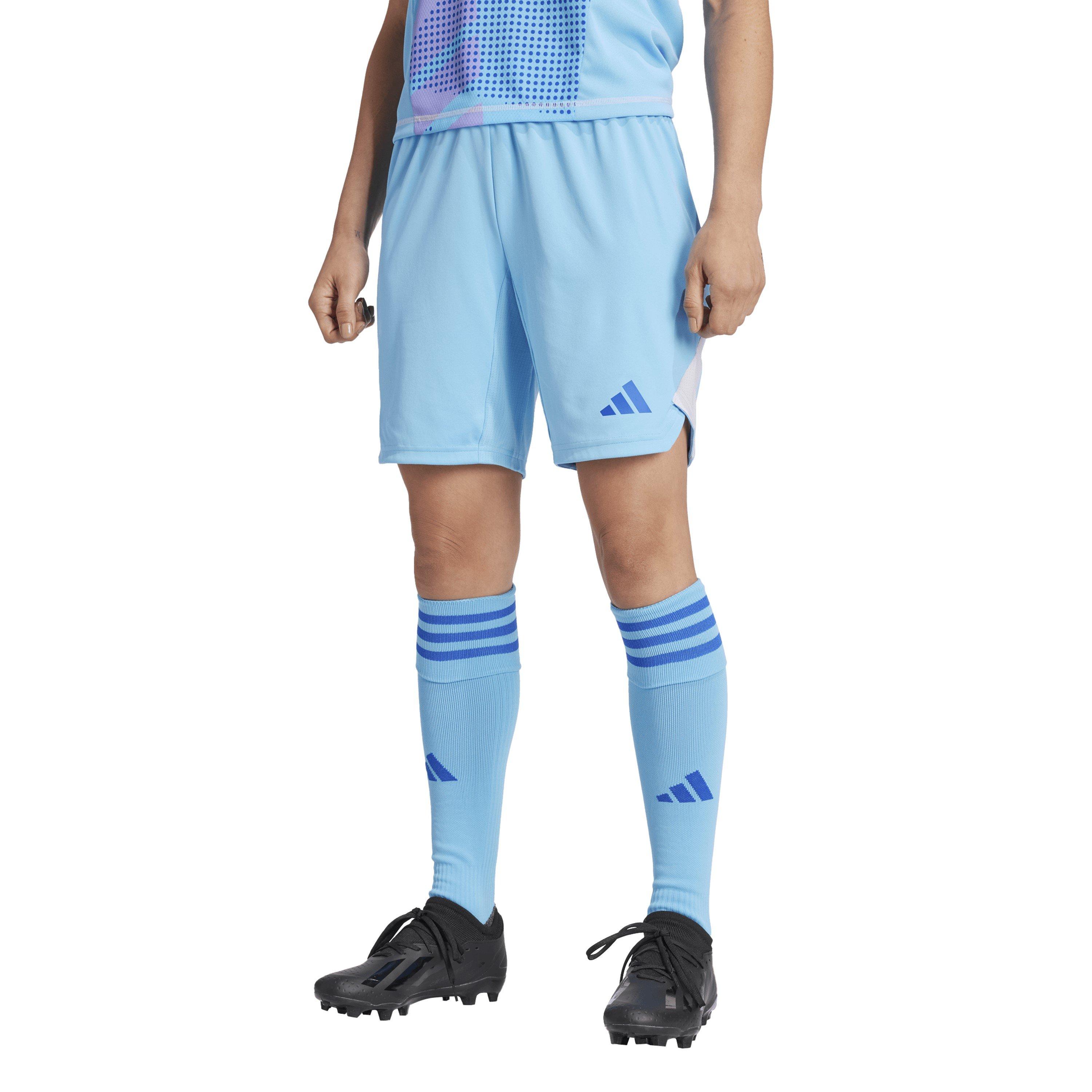 Semi Blue Burst - adidas - Women's Goalkeeper Shorts - 2